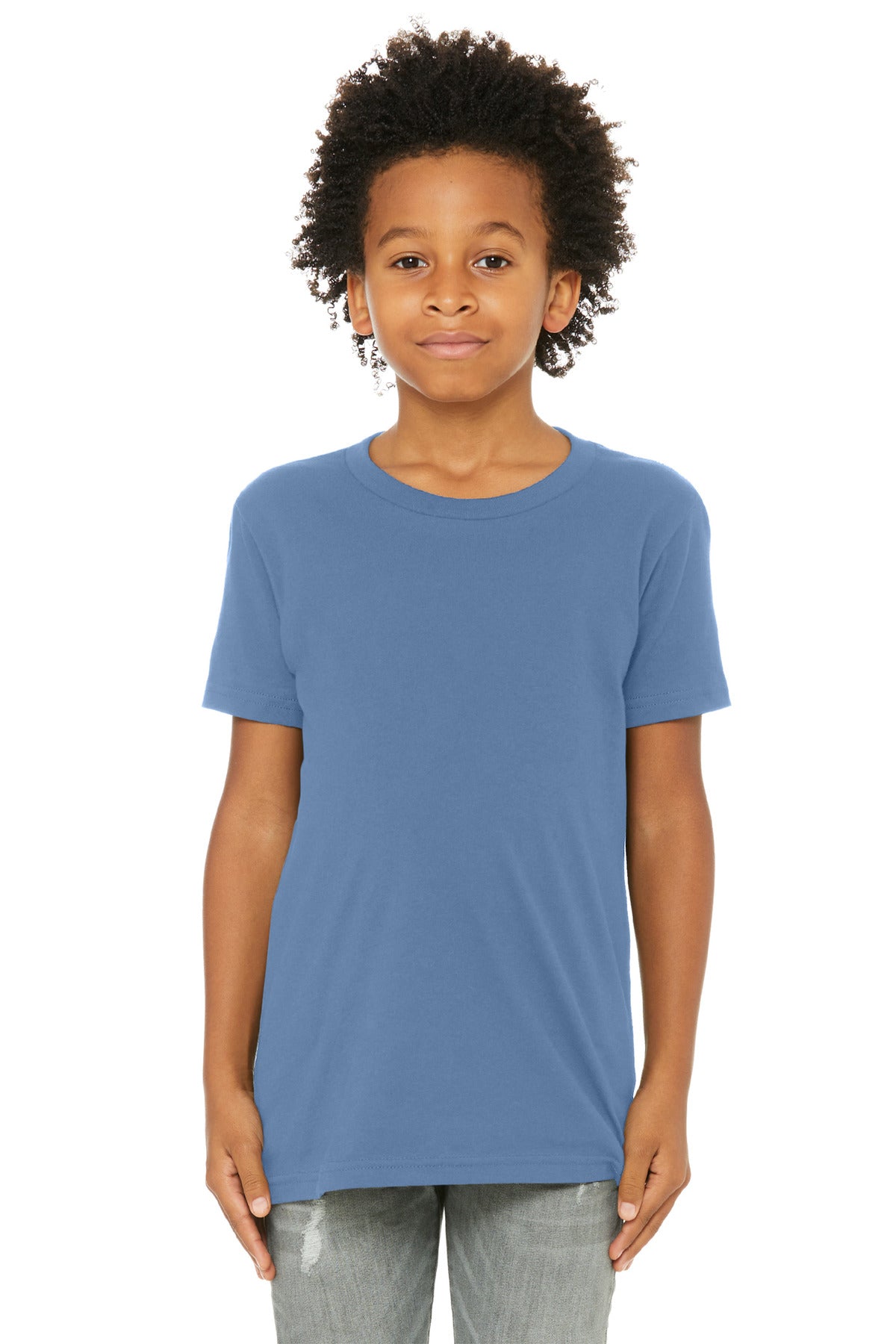 BELLA+CANVAS  Youth Jersey Short Sleeve Tee - Lavender Blue