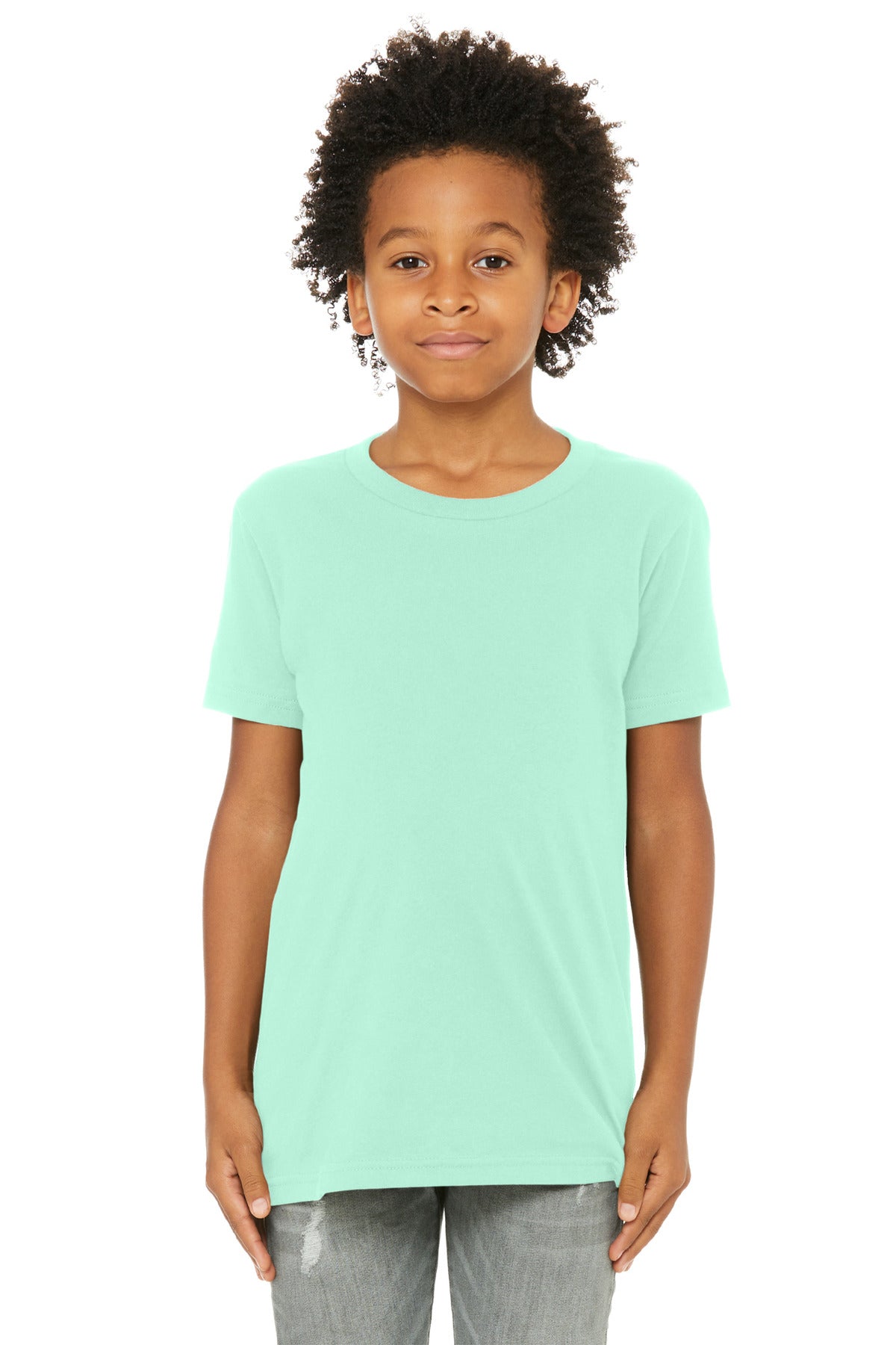 BELLA+CANVAS  Youth Jersey Short Sleeve Tee - Mint