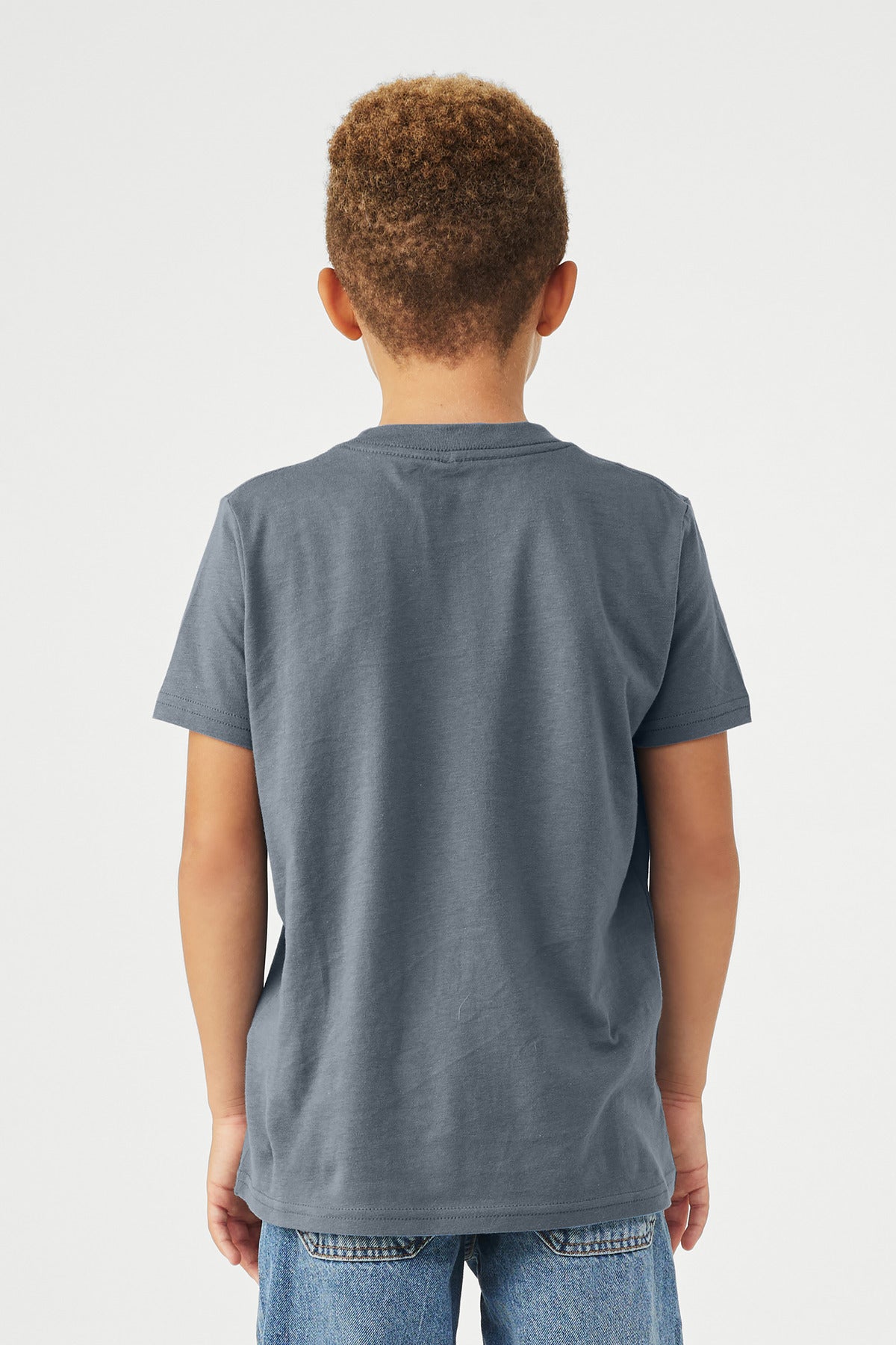 BELLA+CANVAS  Youth Jersey Short Sleeve Tee - Steel Blue