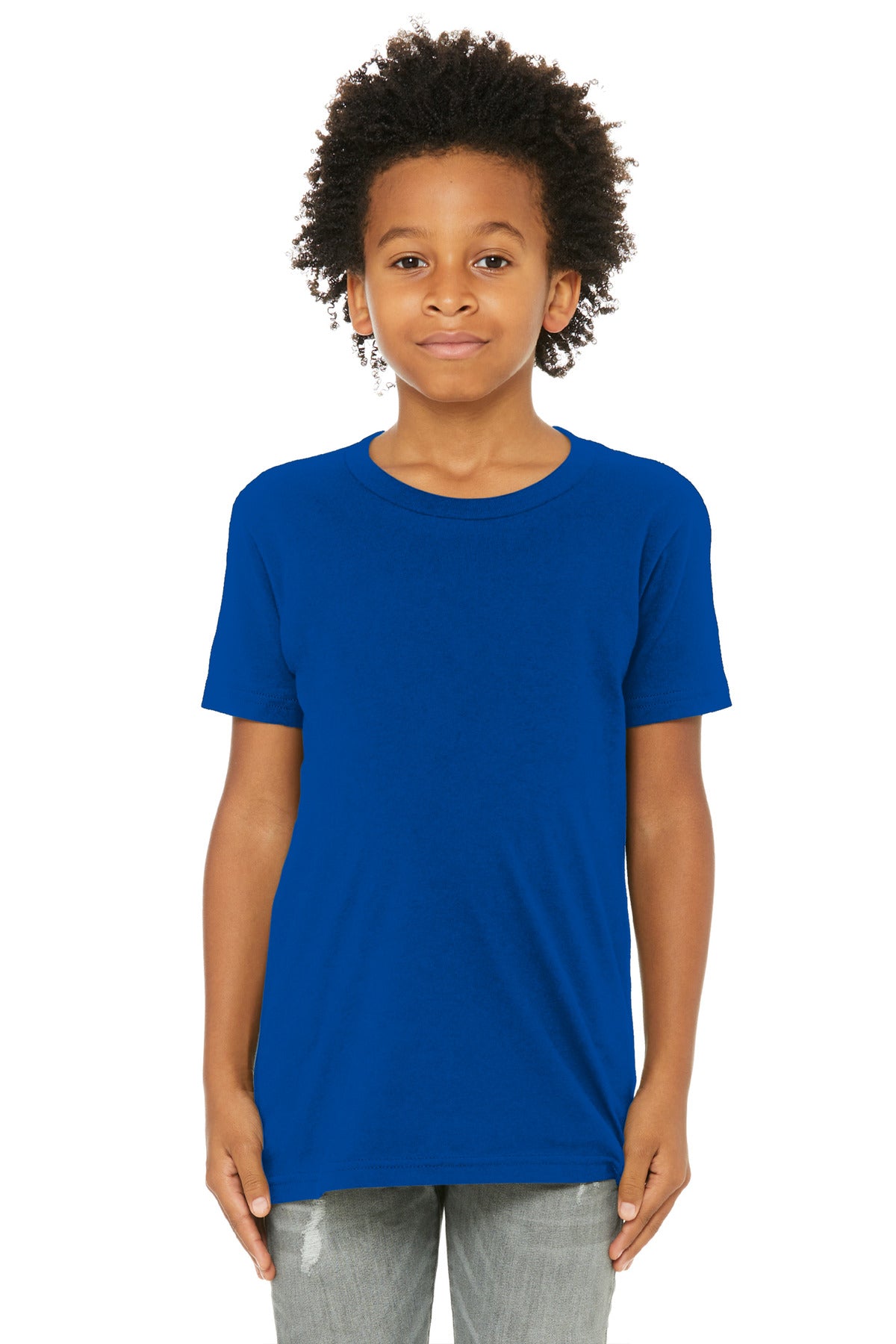 BELLA+CANVAS  Youth Jersey Short Sleeve Tee  - True Royal