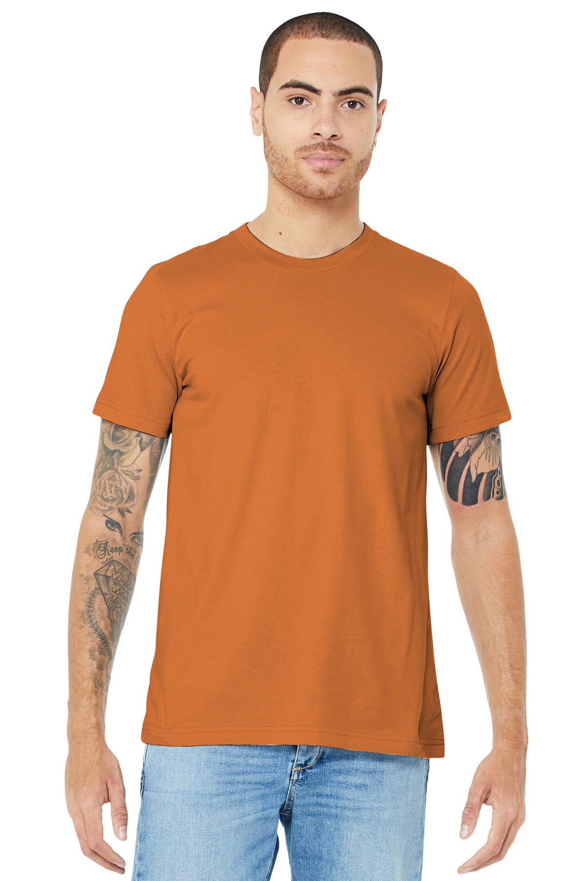 BELLA+CANVAS  Unisex Jersey Short Sleeve Tee - Burnt Orange