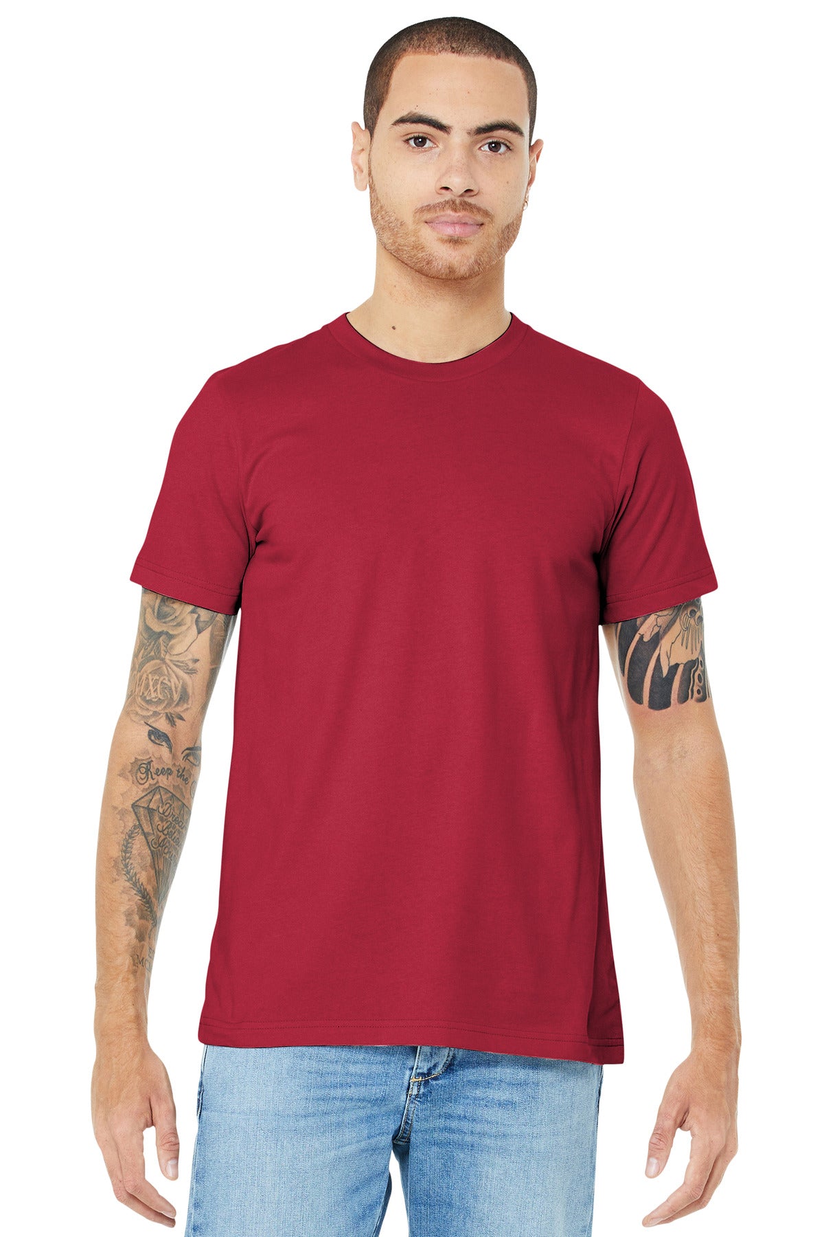 BELLA+CANVAS  Unisex Jersey Short Sleeve Tee - Cardinal