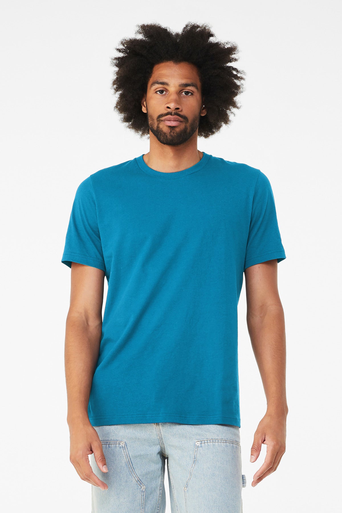 BELLA+CANVAS  Unisex Jersey Short Sleeve Tee - Electric Blue
