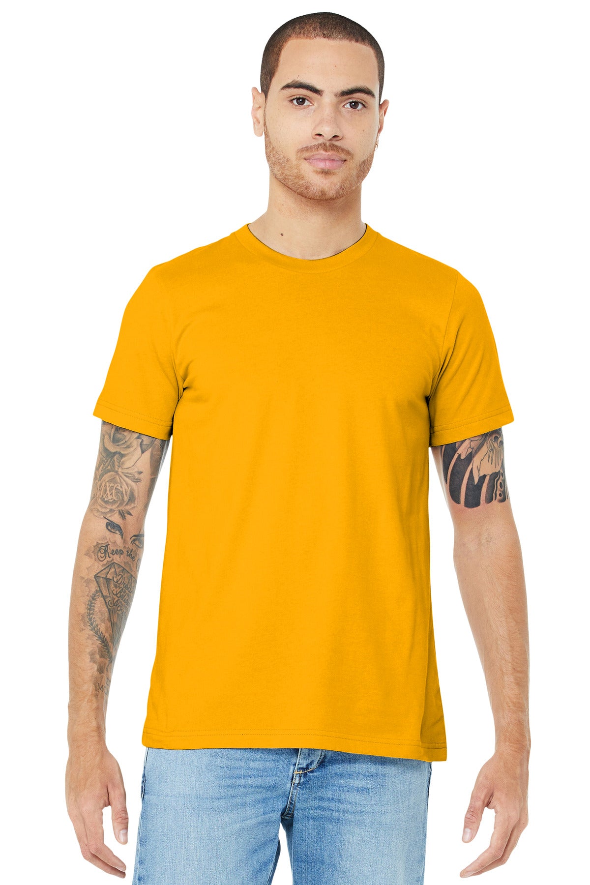 BELLA+CANVAS  Unisex Jersey Short Sleeve Tee - Gold