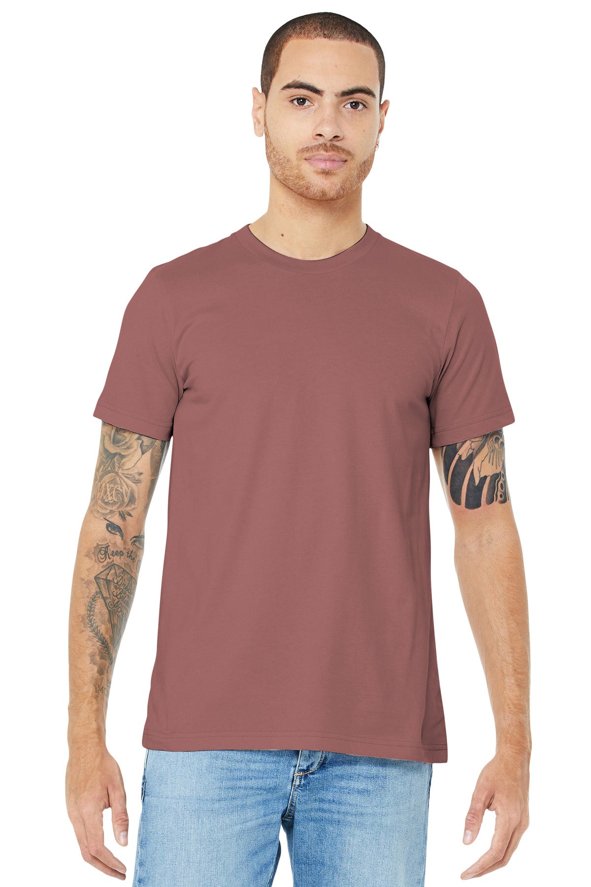 BELLA+CANVAS  Unisex Jersey Short Sleeve Tee - Mauve