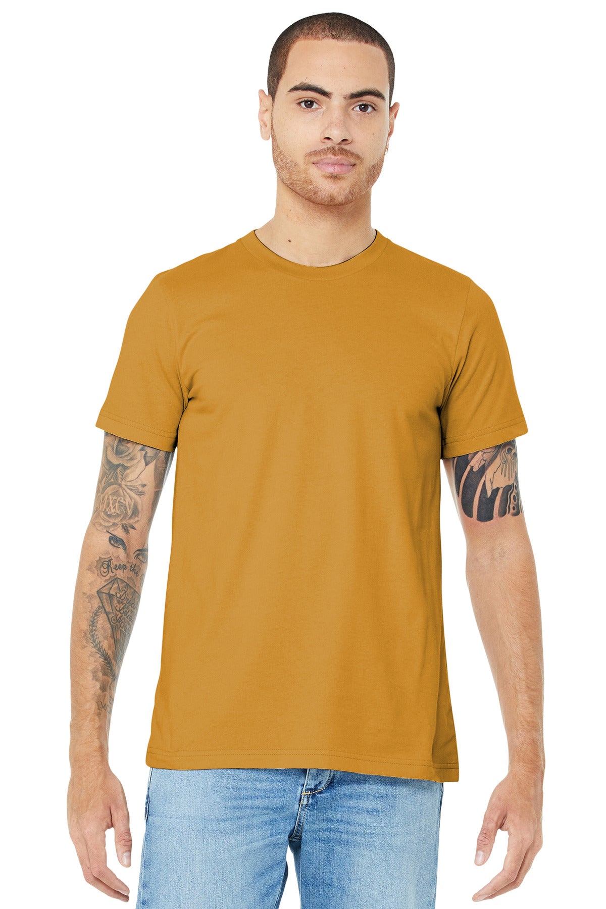 BELLA+CANVAS  Unisex Jersey Short Sleeve Tee - Mustard
