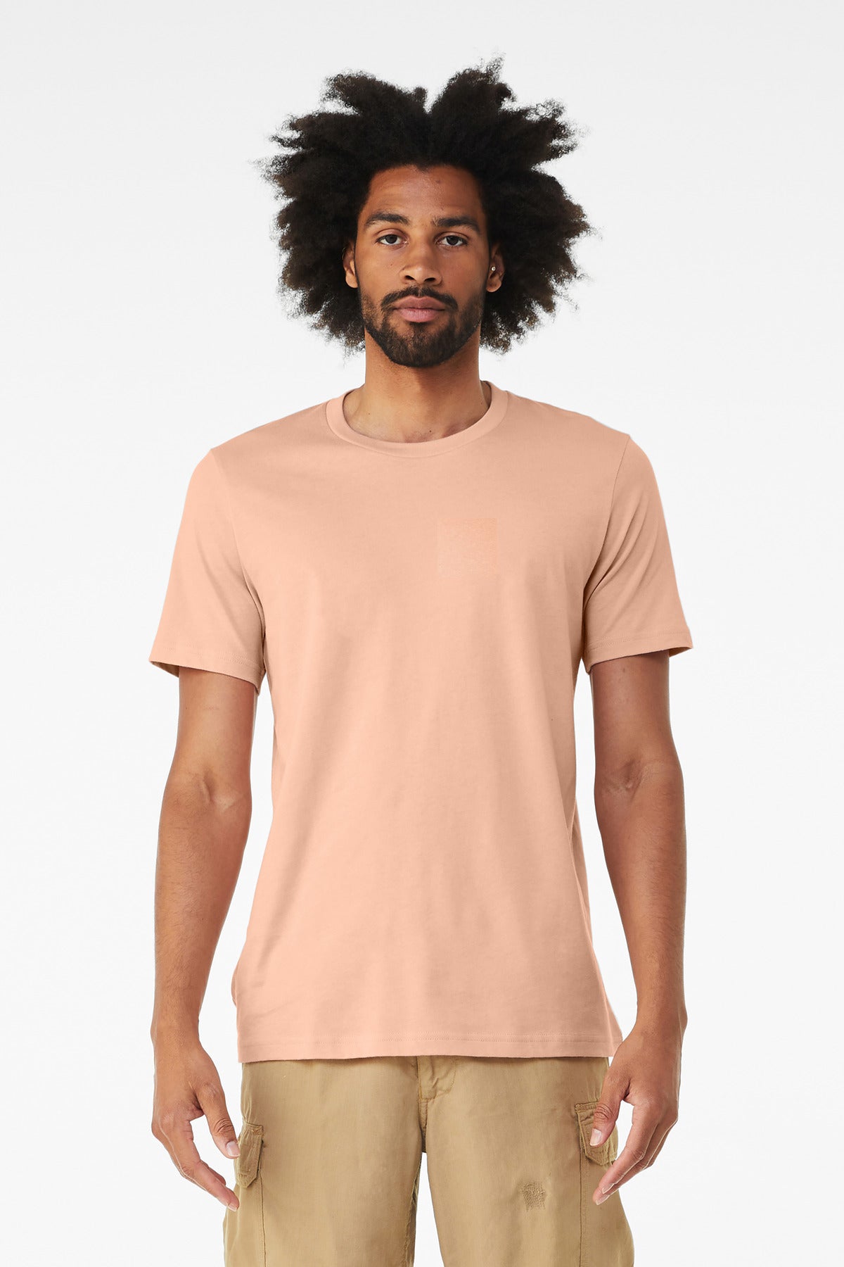 BELLA+CANVAS  Unisex Jersey Short Sleeve Tee - Peach