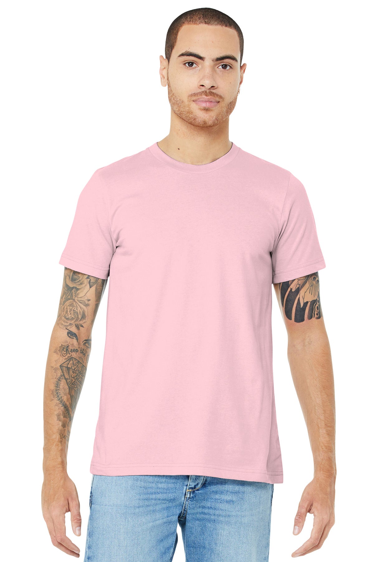 BELLA+CANVAS  Unisex Jersey Short Sleeve Tee - Pink