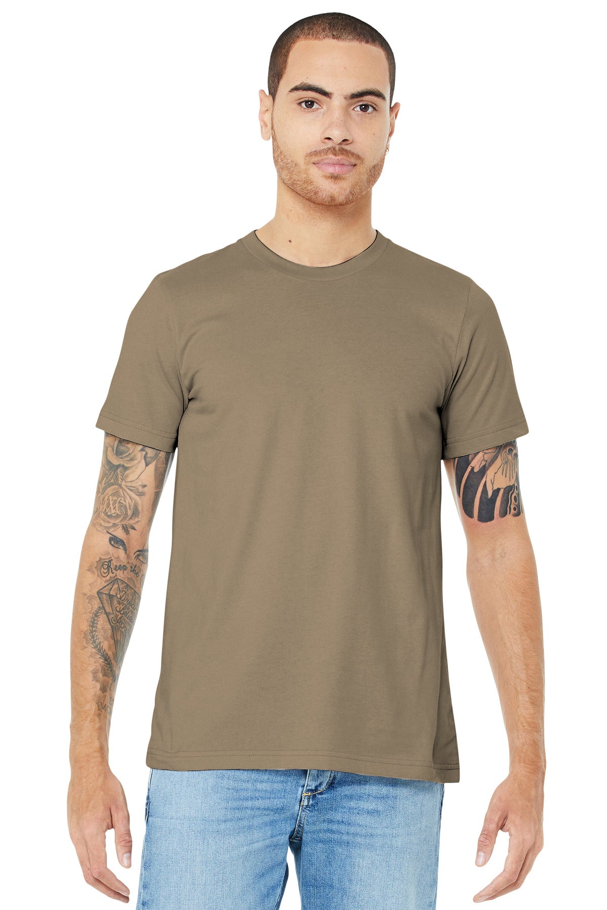 BELLA+CANVAS  Unisex Jersey Short Sleeve Tee - Tan