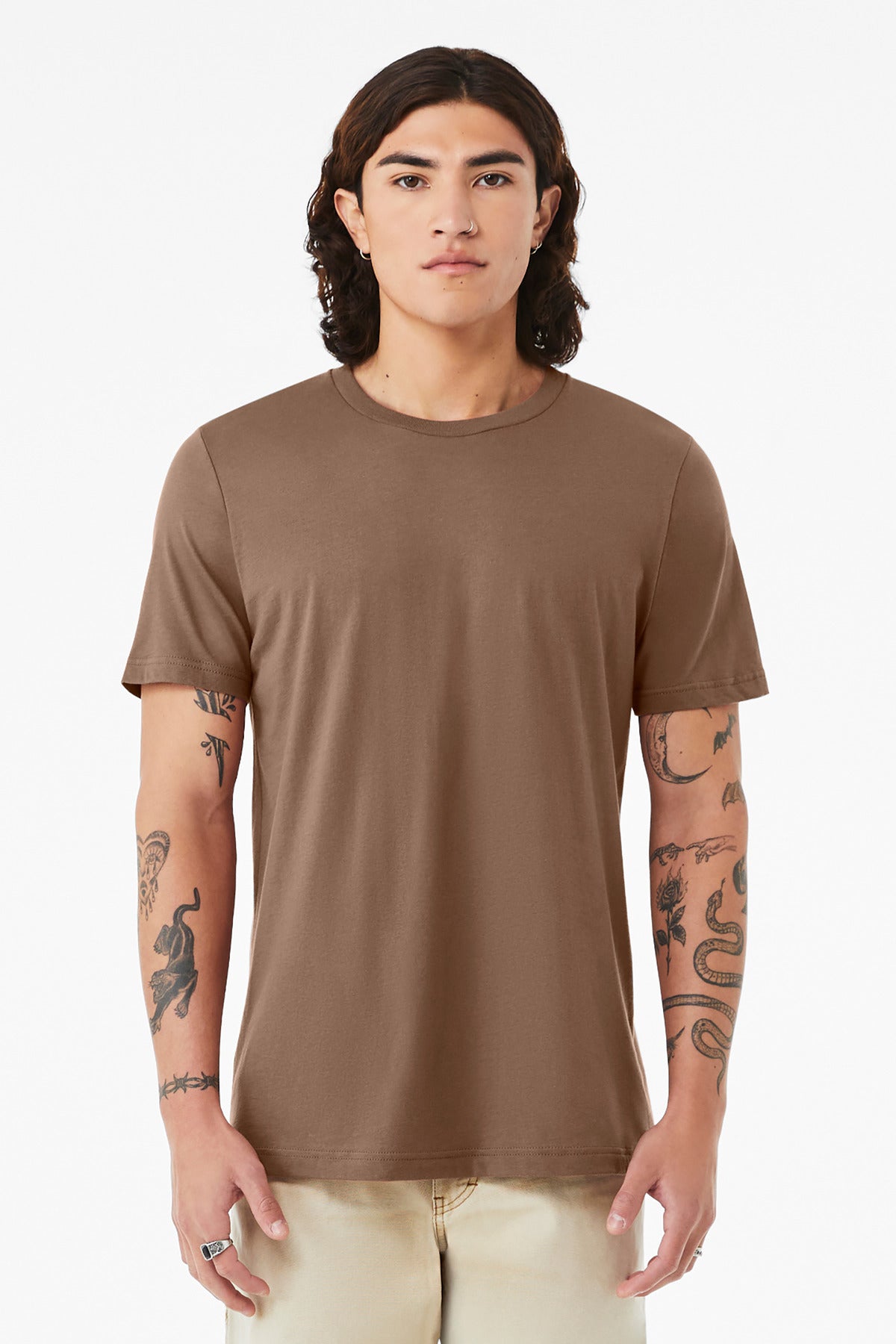 BELLA+CANVAS  Unisex Jersey Short Sleeve Tee - Vintage Brown