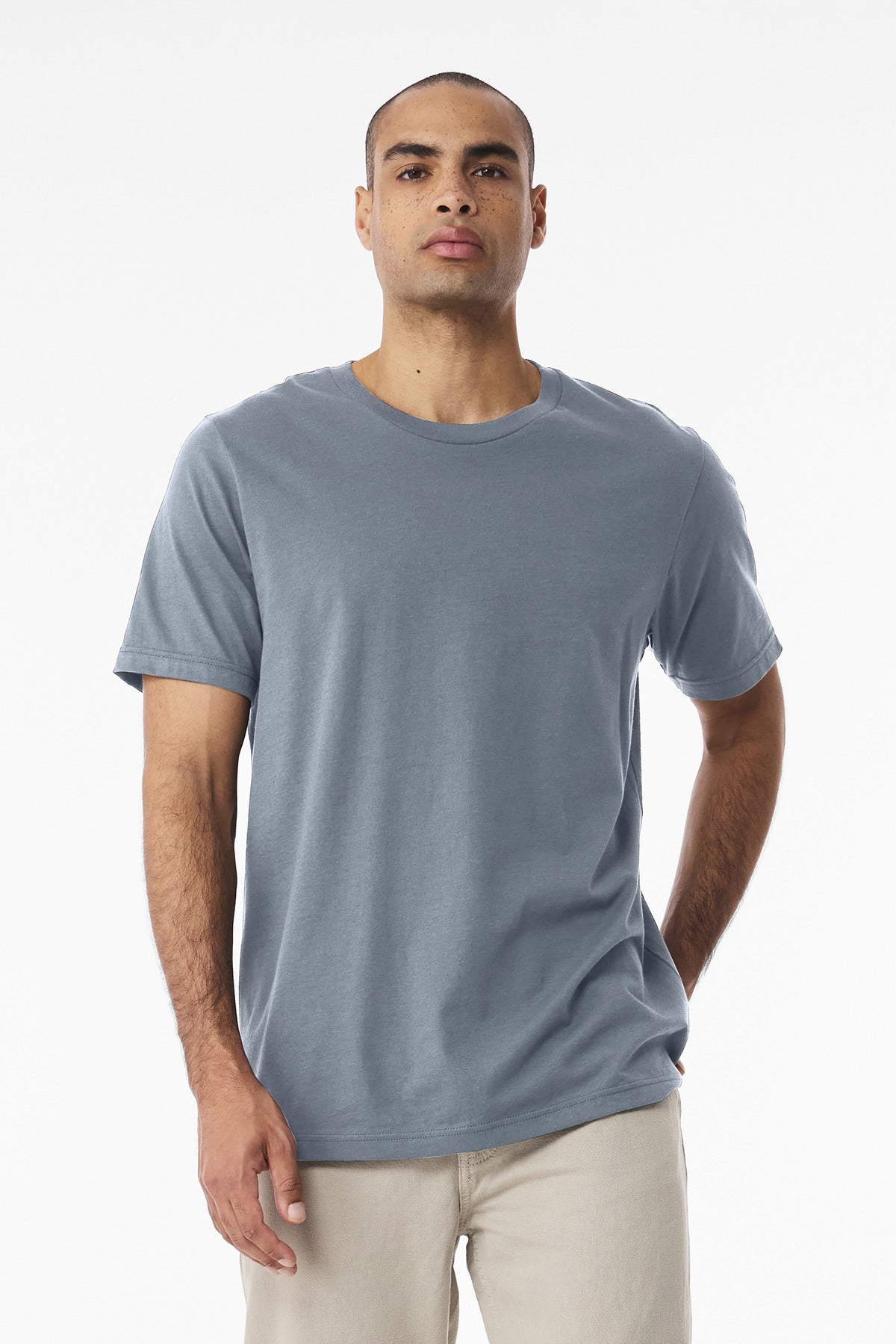 BELLA+CANVAS  Unisex Jersey Short Sleeve Tee - Vintage Denim