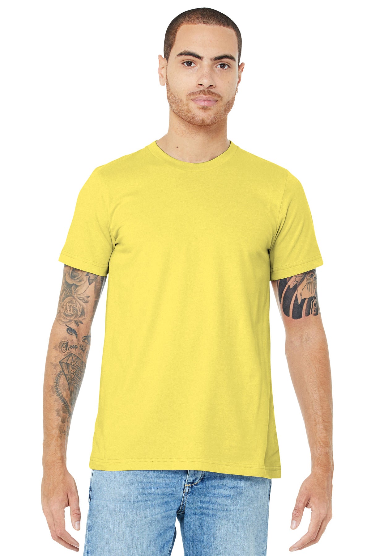 BELLA+CANVAS  Unisex Jersey Short Sleeve Tee - Yellow