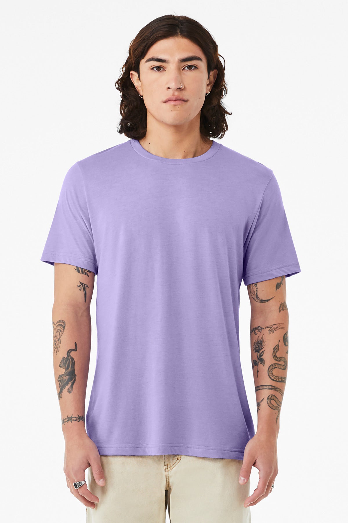 BELLA+CANVAS  Unisex Triblend Short Sleeve Tee - Dark Lavender Triblend