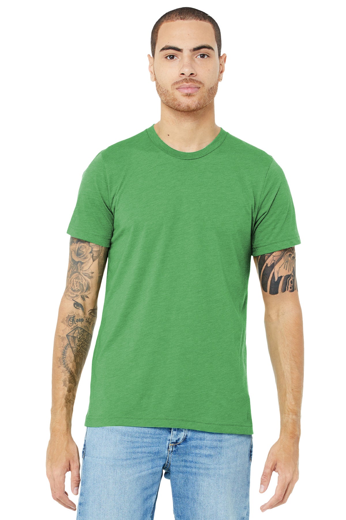 BELLA+CANVAS  Unisex Triblend Short Sleeve Tee - Green Triblend