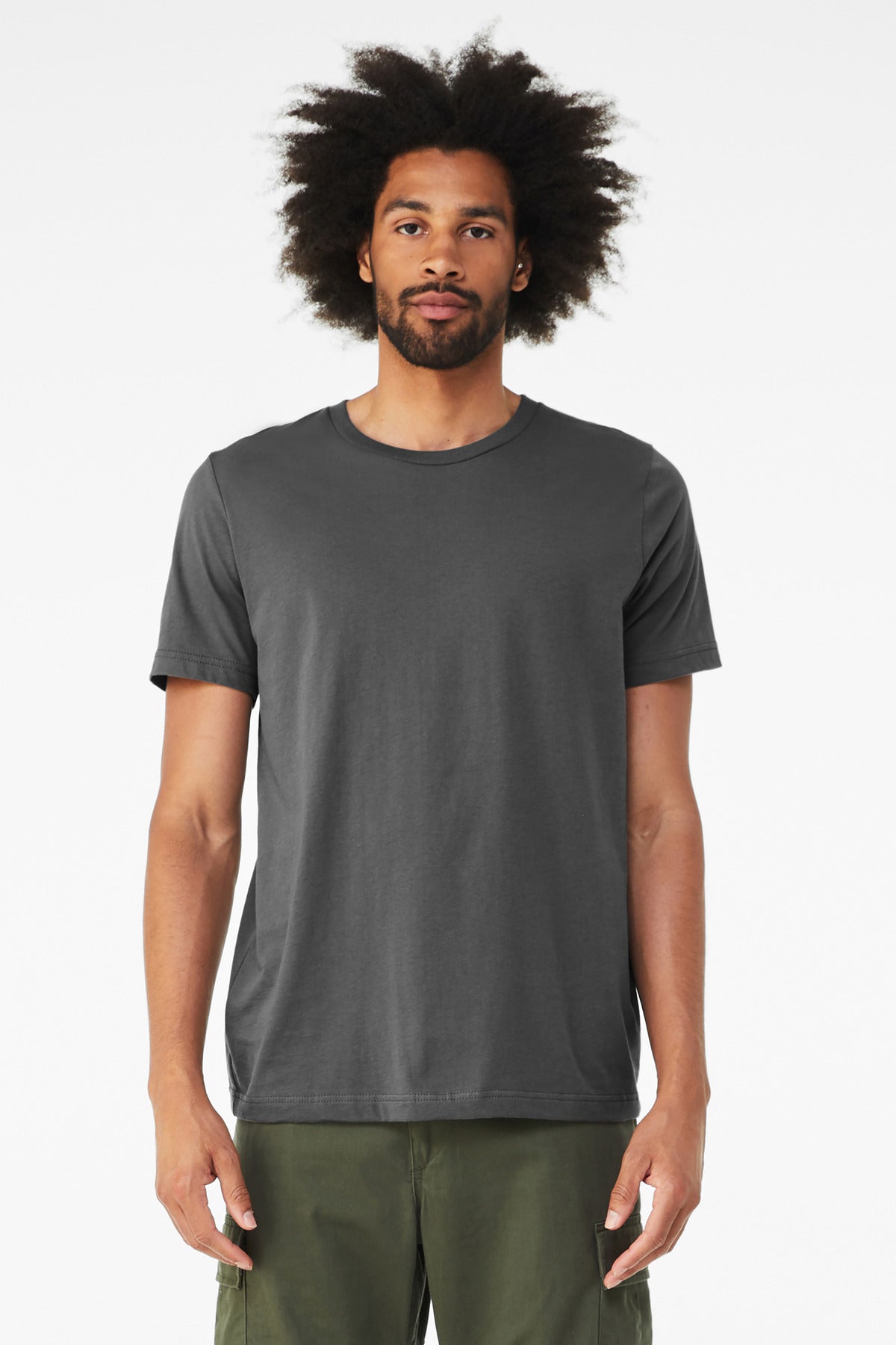 BELLA+CANVAS  Unisex Triblend Short Sleeve Tee - Solid Asphalt Triblend