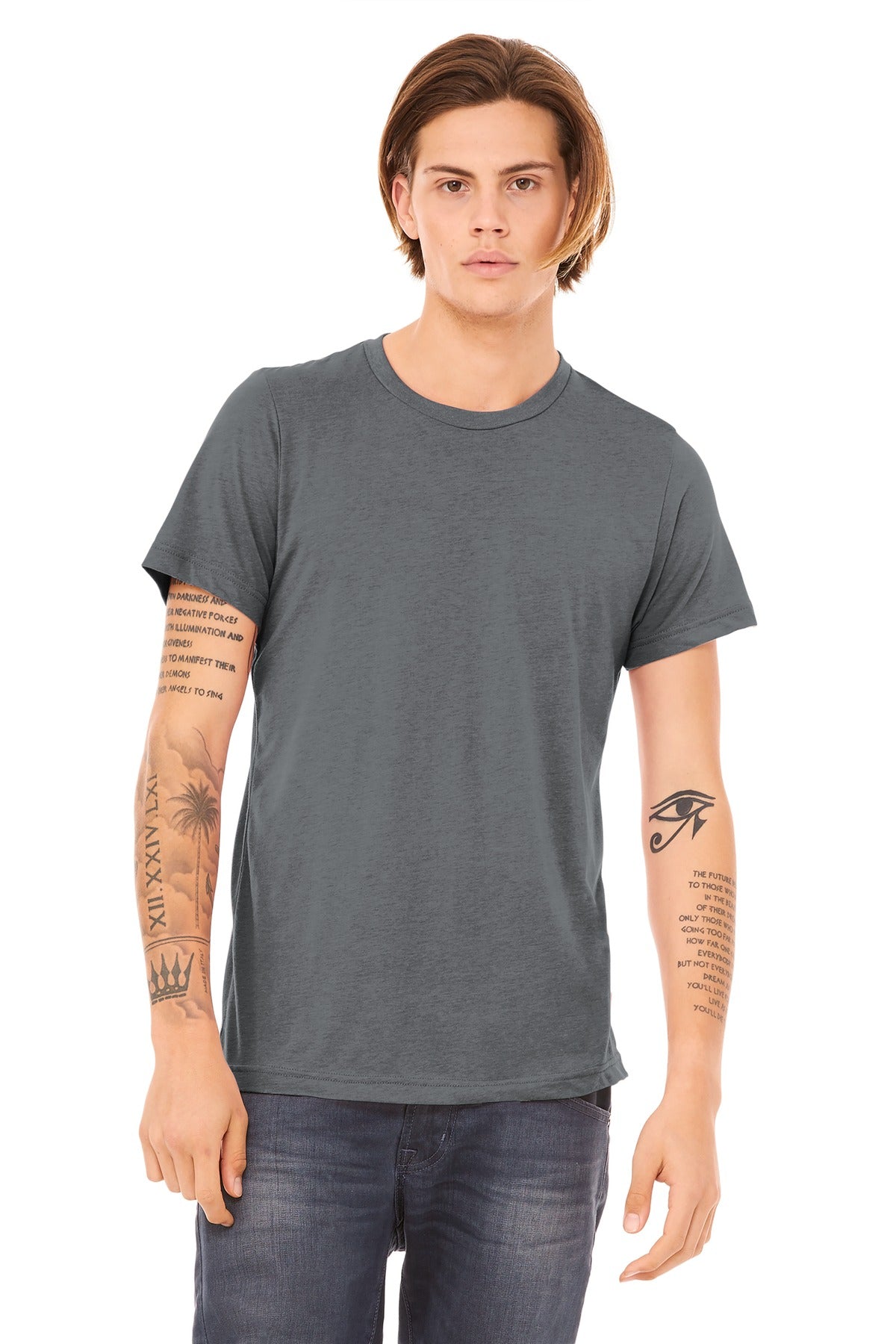 BELLA+CANVAS  Unisex Triblend Short Sleeve Tee - Storm Triblend