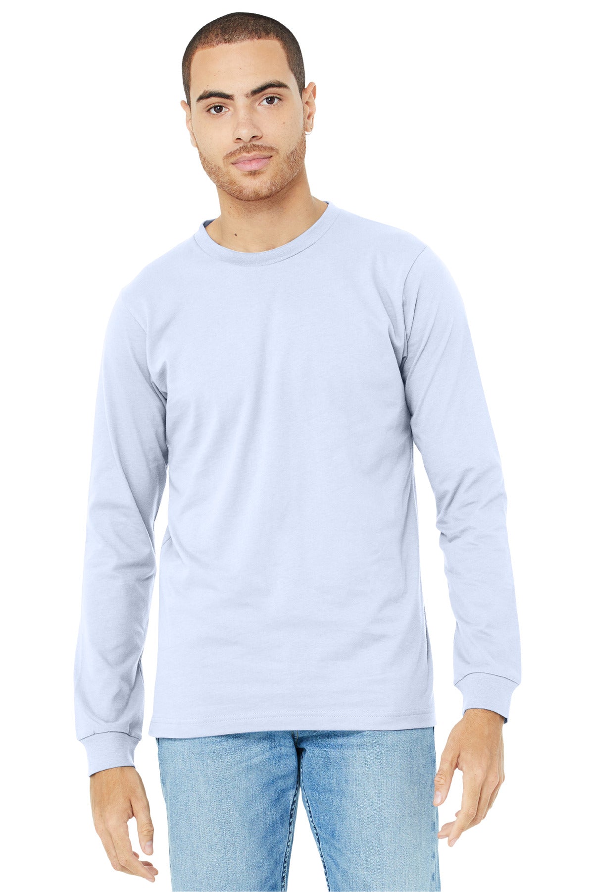 BELLA+CANVAS  Unisex Jersey Long Sleeve Tee - Ash