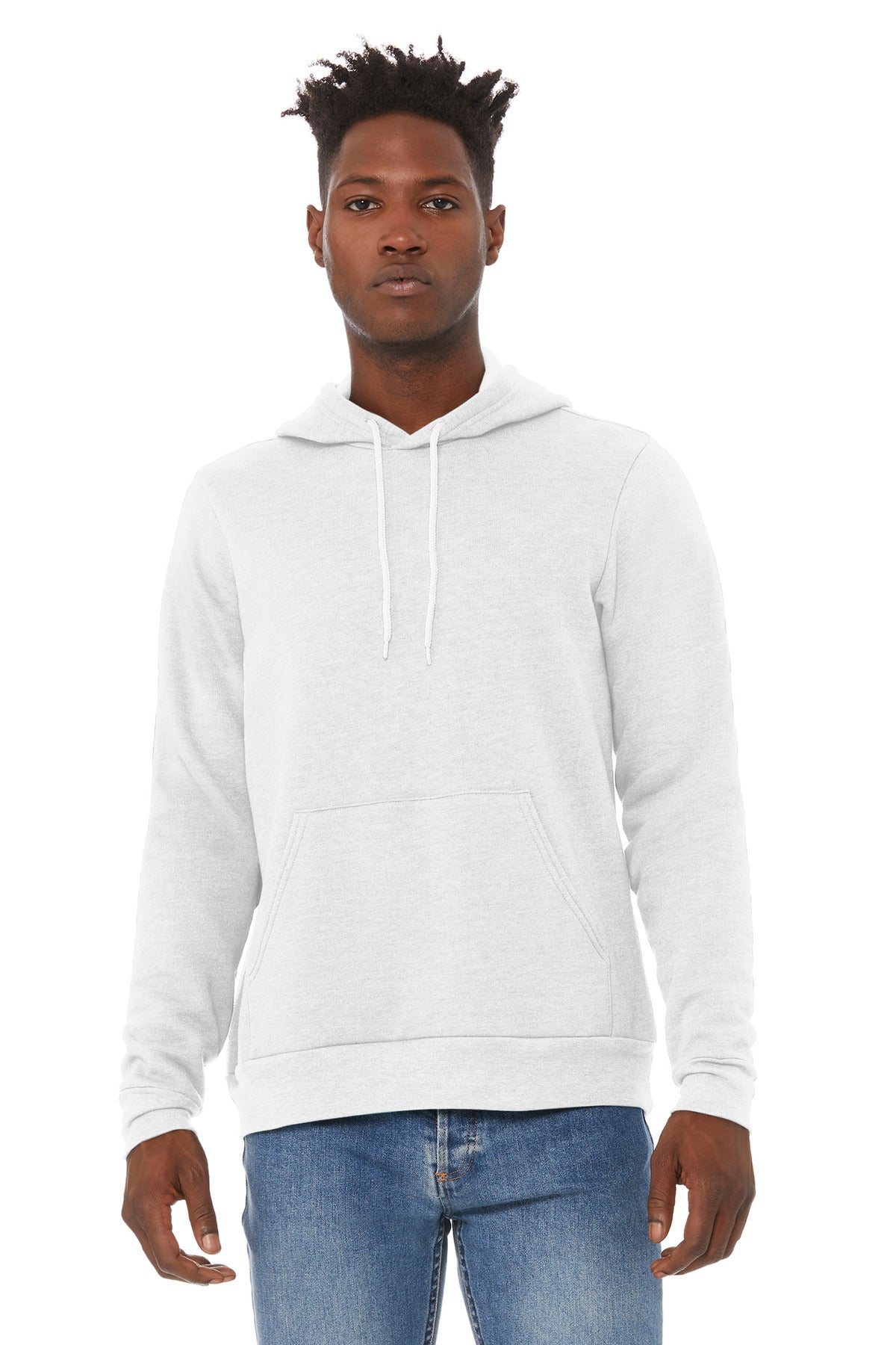 BELLA+CANVAS  Unisex Sponge Fleece Pullover Hoodie - Ash