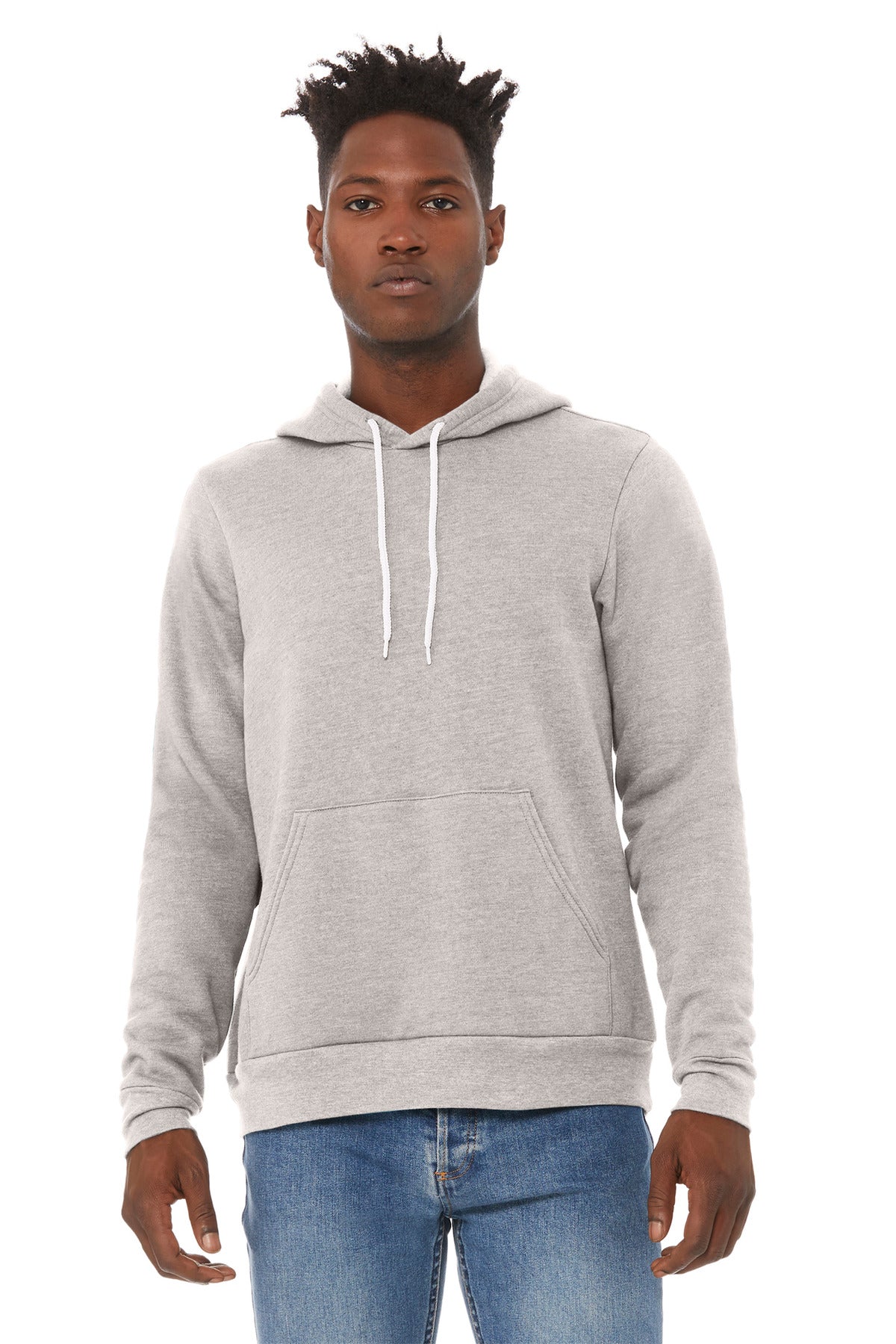 BELLA+CANVAS  Unisex Sponge Fleece Pullover Hoodie - Heather Dust