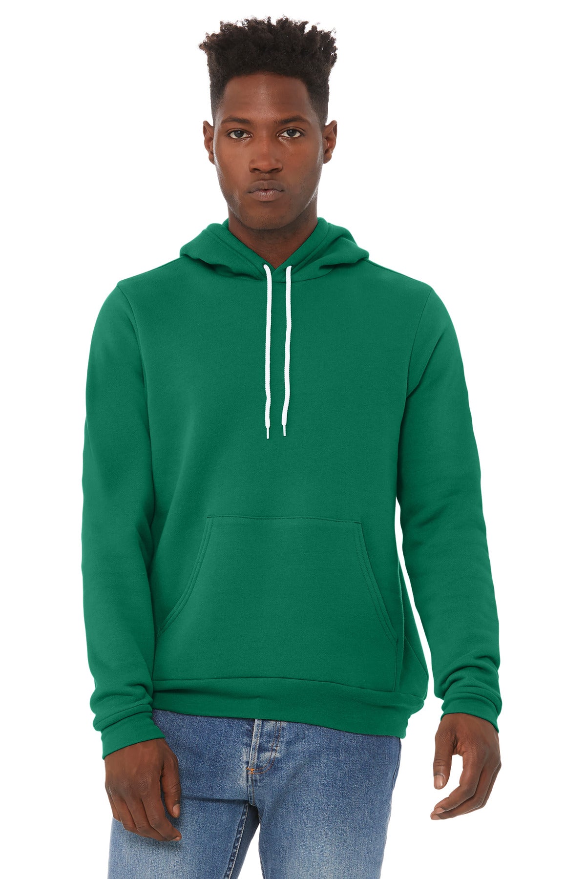BELLA+CANVAS  Unisex Sponge Fleece Pullover Hoodie - Kelly