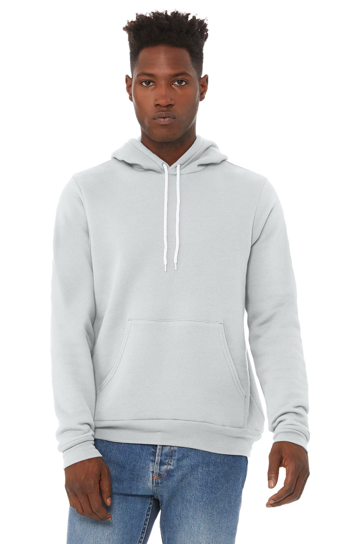 BELLA+CANVAS  Unisex Sponge Fleece Pullover Hoodie - Silver