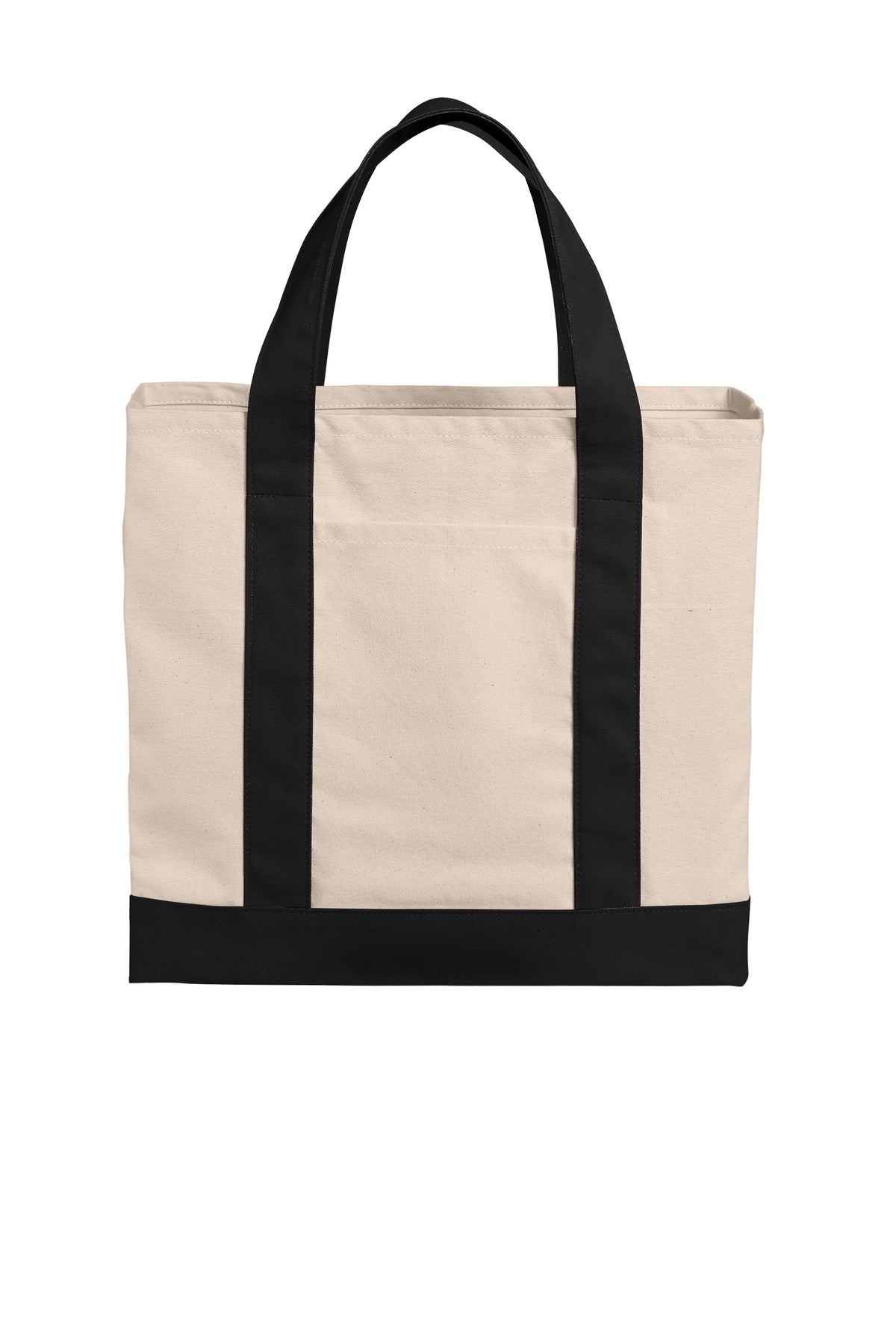 Port Authority Cotton Canvas Two-Tone Tote