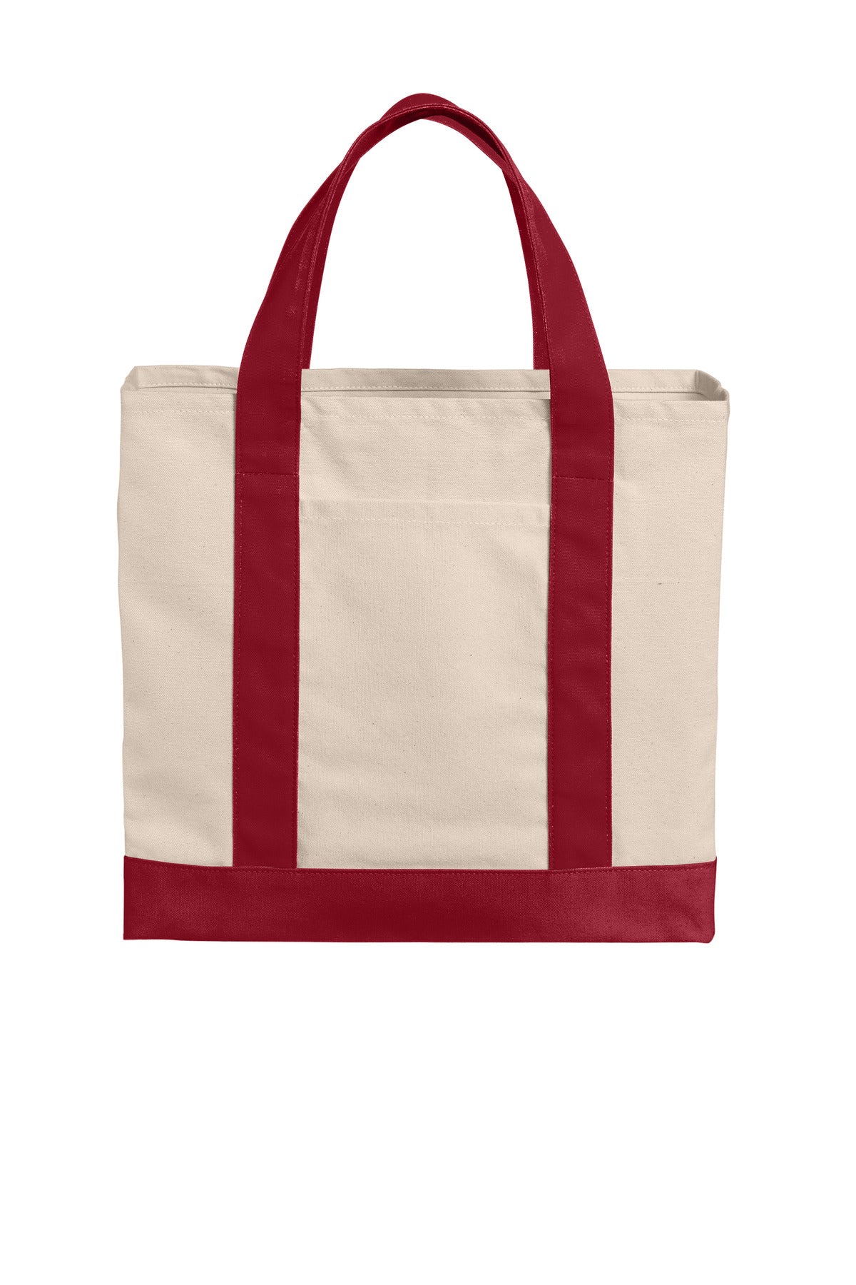 Port Authority Cotton Canvas Two-Tone Tote