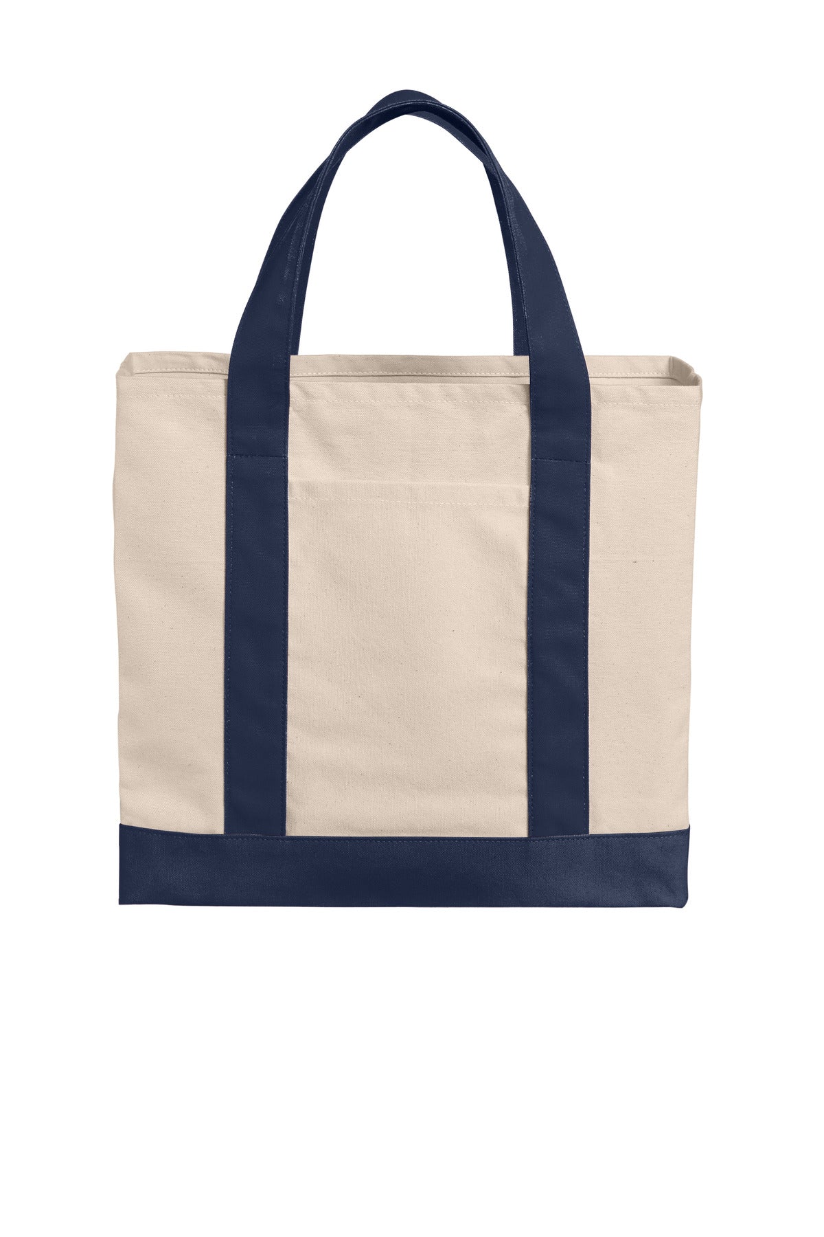 Port Authority Cotton Canvas Two-Tone Tote