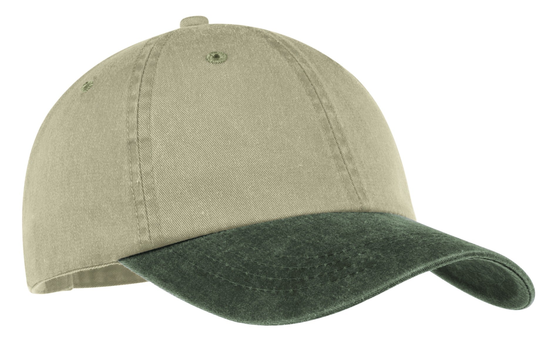 Port & Company Two-Tone Pigment-Dyed Custom Dad Hat