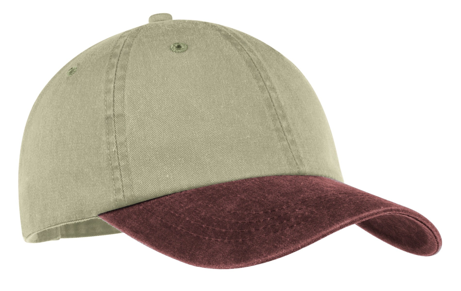 Port & Company Two-Tone Pigment-Dyed Custom Dad Hat