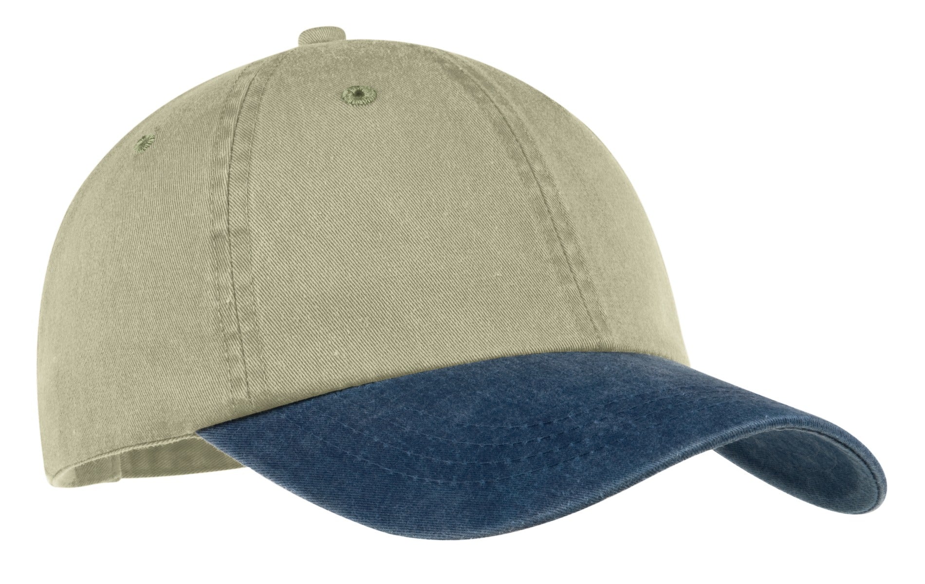 Port & Company Two-Tone Pigment-Dyed Custom Dad Hat