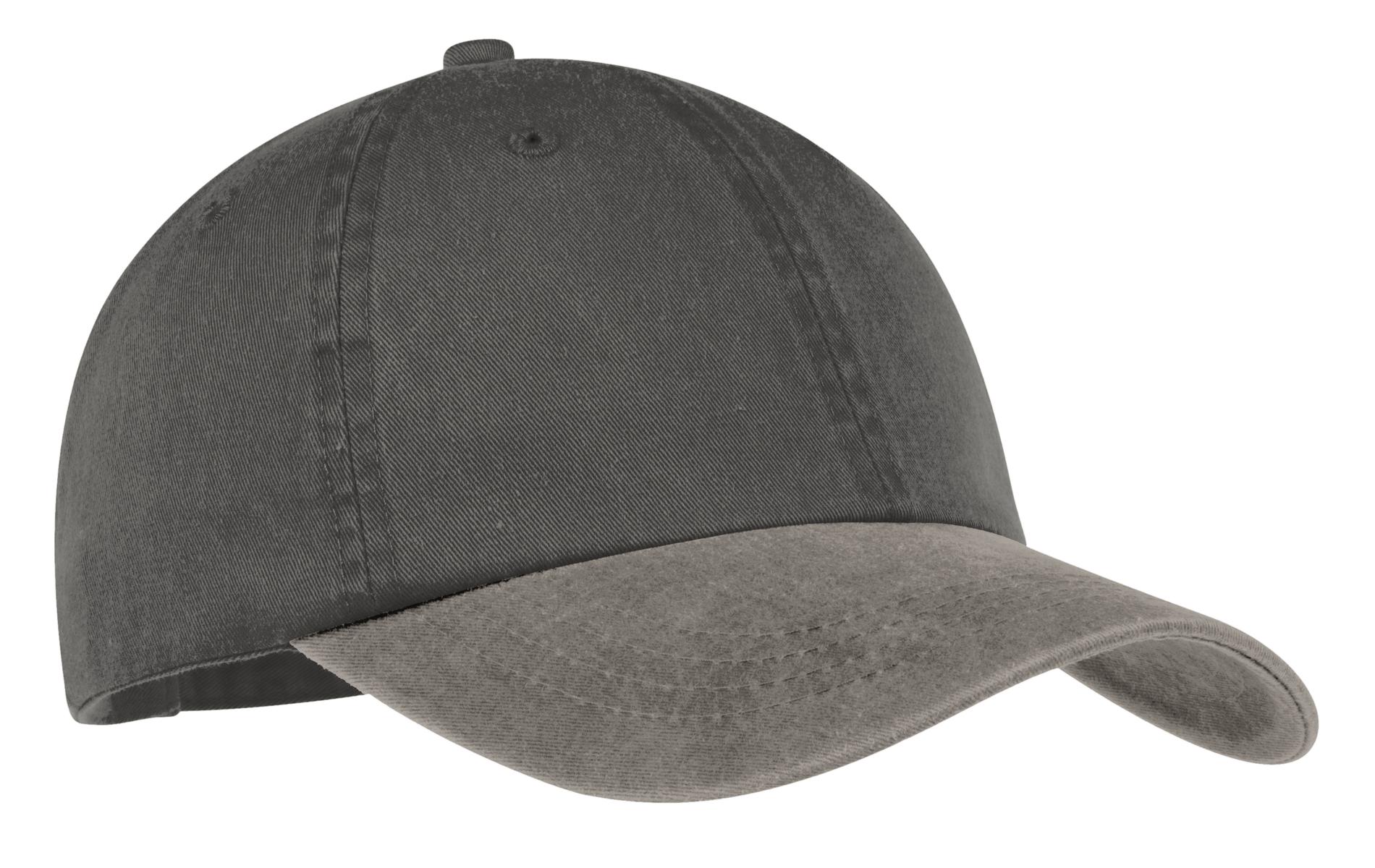 Port & Company Two-Tone Pigment-Dyed Custom Dad Hat