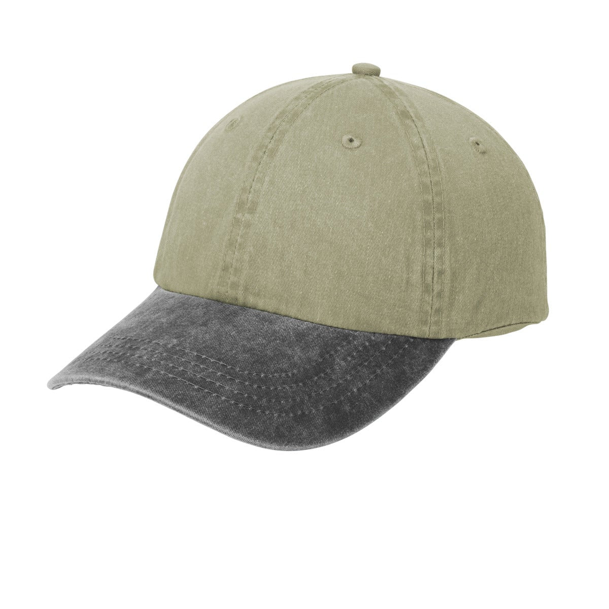 Port & Company Two-Tone Pigment-Dyed Custom Dad Hat