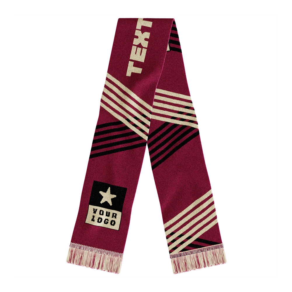 OURLEGACY Logo-patch knitted scarf マフラー 小物