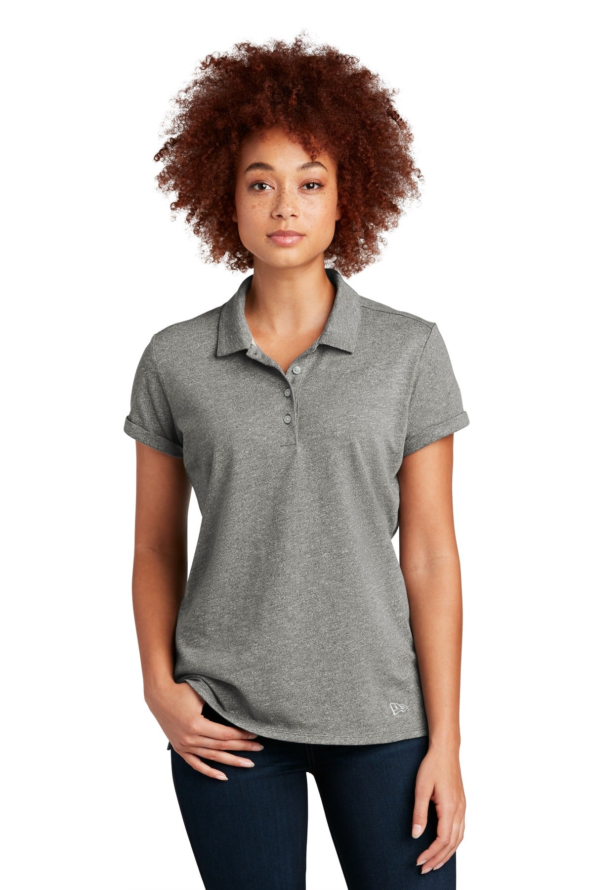 New Era Women's Slub Twist Polo