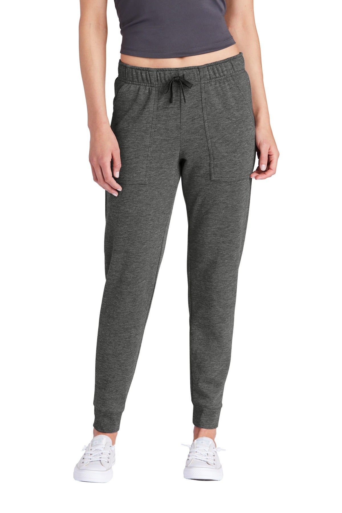 Sport-Tek  Women's PosiCharge Tri-Blend Wicking Fleece Jogger