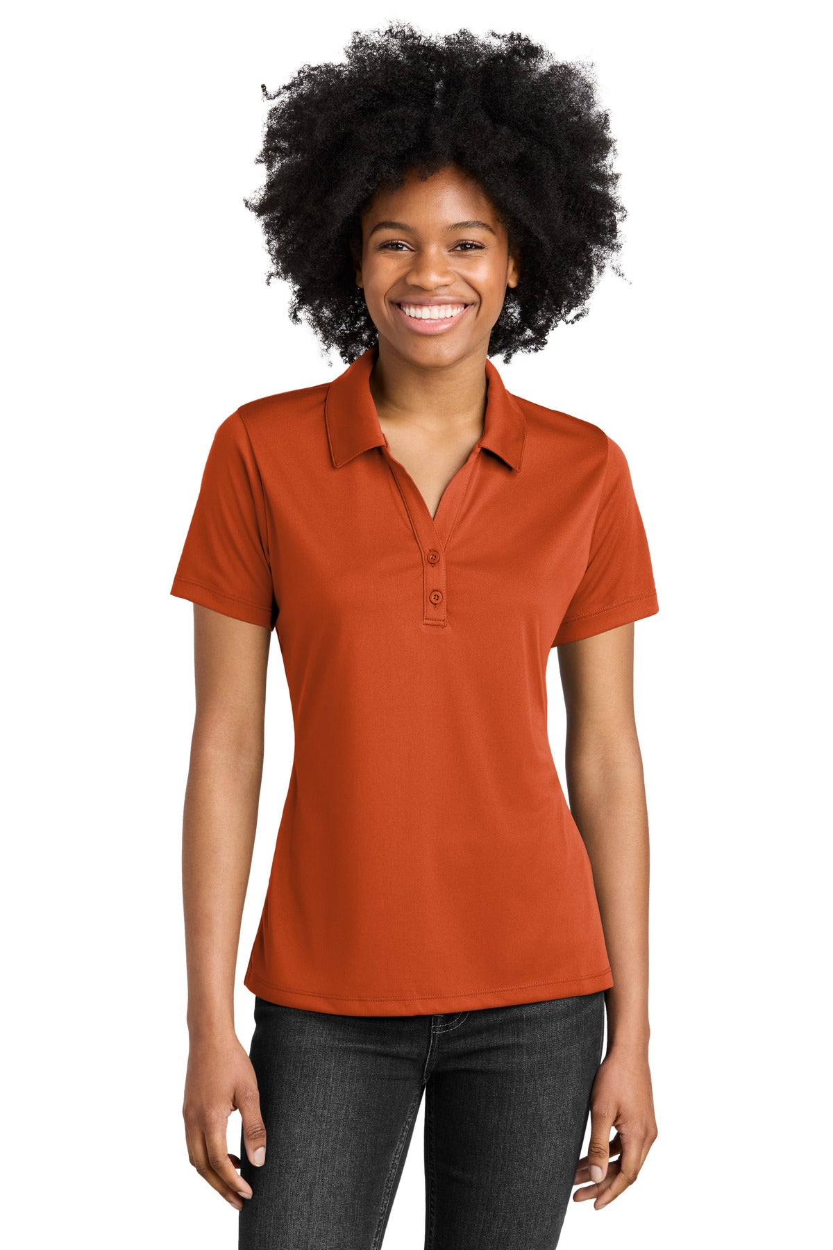 Sport-Tek Women's PosiCharge Competitor Polo - Deep Orange