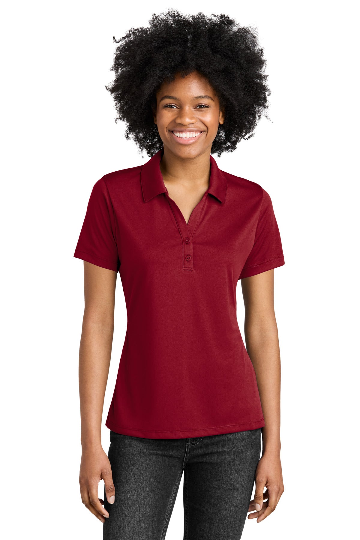 Sport-Tek Women's PosiCharge Competitor Polo - Deep Red