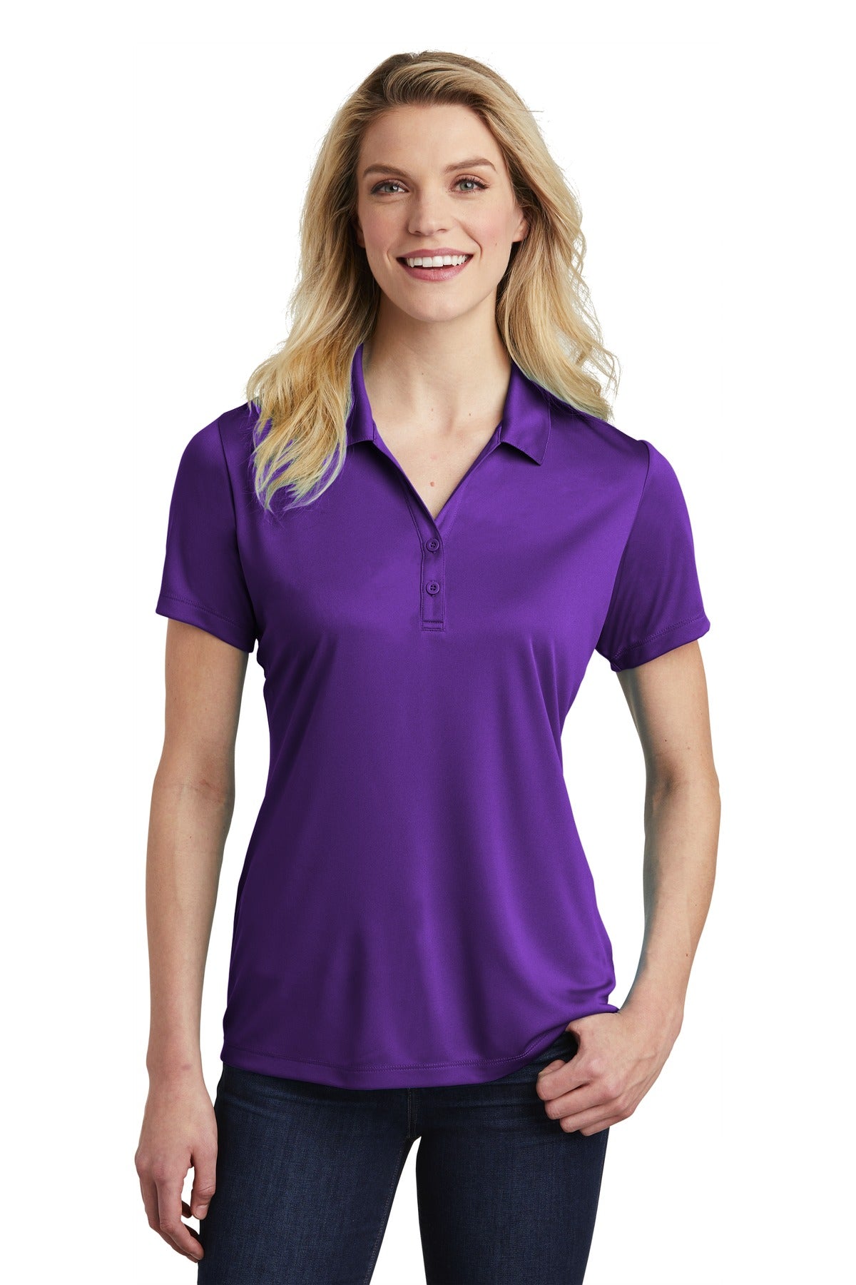Sport-Tek Women's PosiCharge Competitor Polo - Purple
