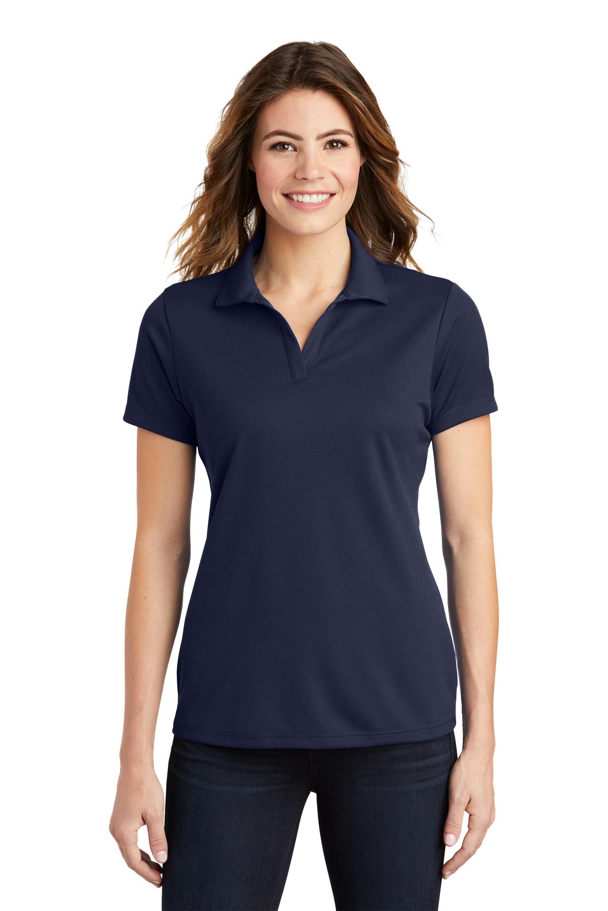 Sport-Tek Women's PosiCharge RacerMesh Polo - True Navy