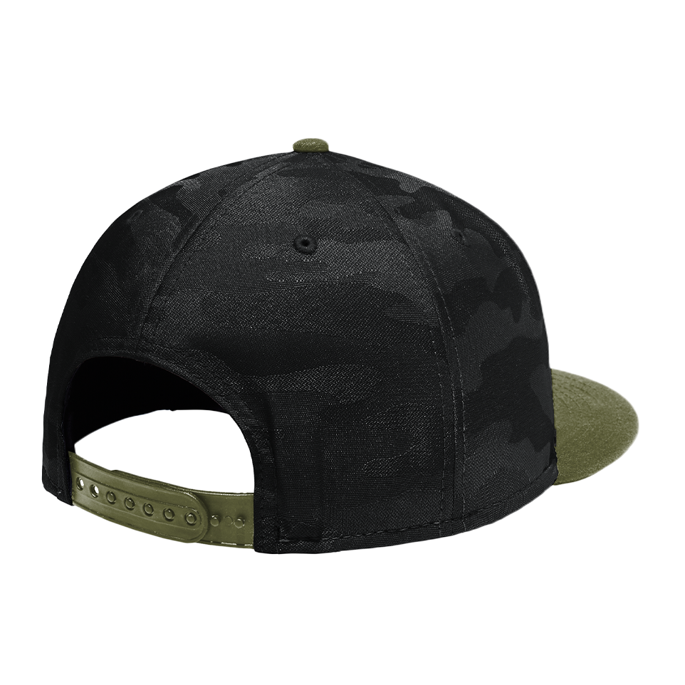 New Era Camo Flat Bill Custom Snapback Hat