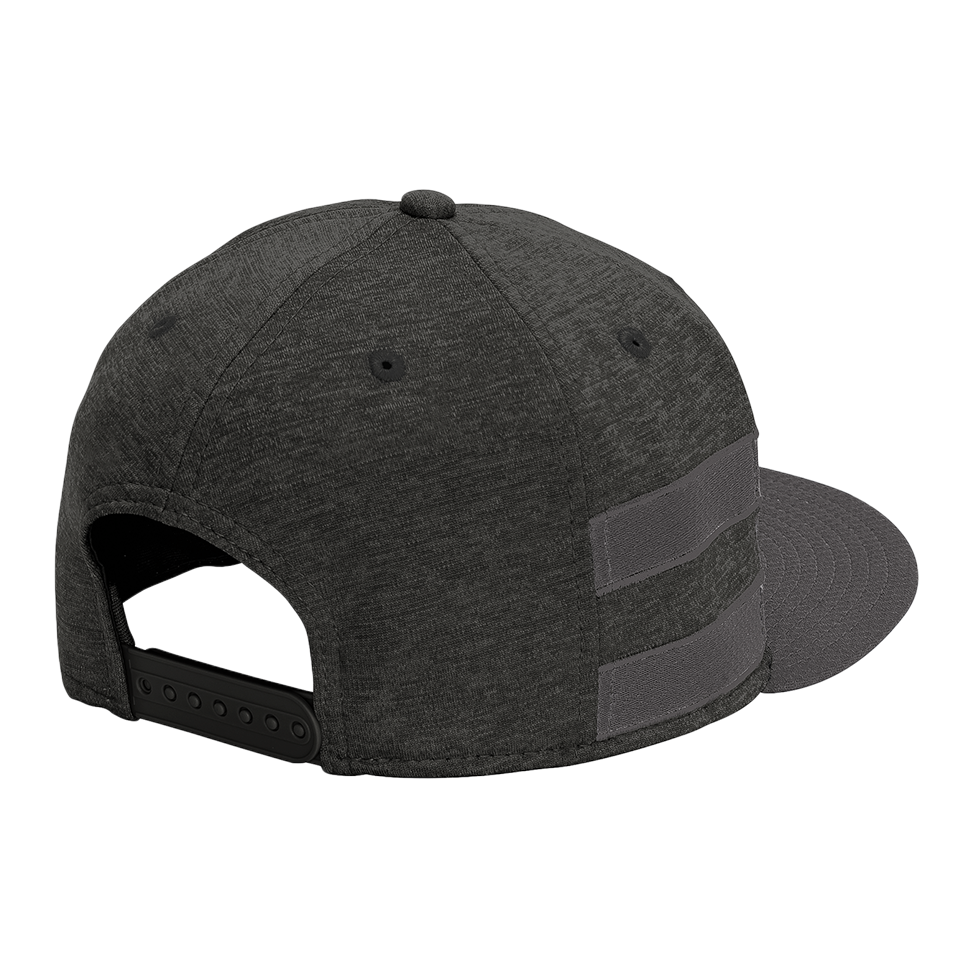 New Era Shadow Heather Striped Flat Bill Custom Snapback Hat