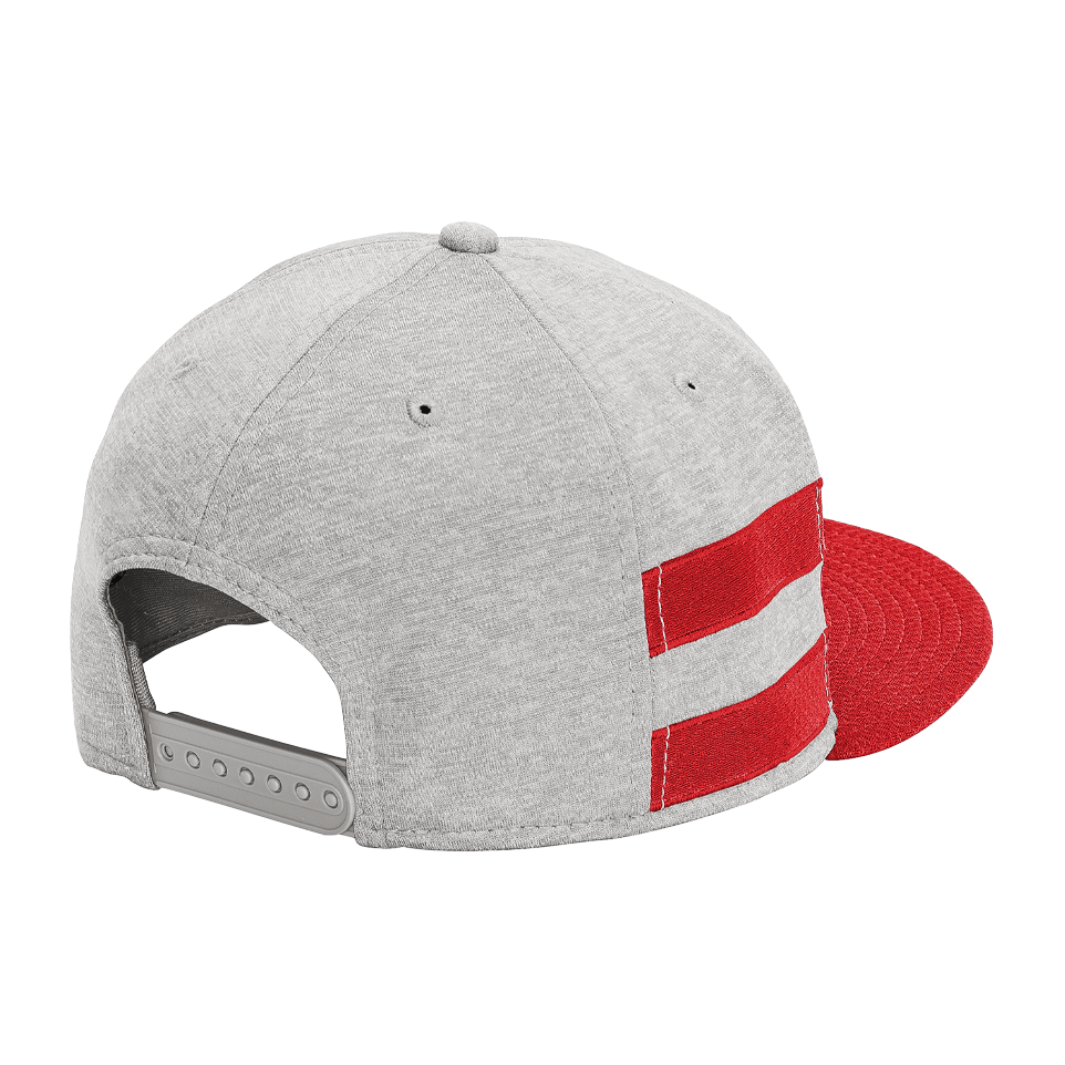 New Era Shadow Heather Striped Flat Bill Custom Snapback Hat