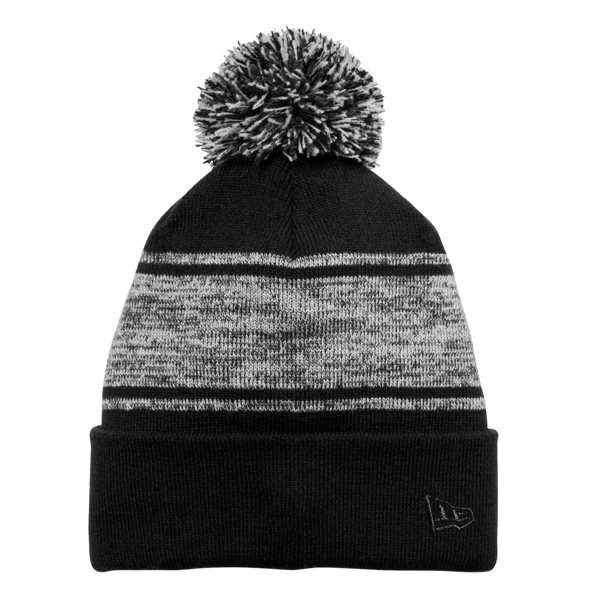 New Era Knit Chilled Custom Pom Beanie