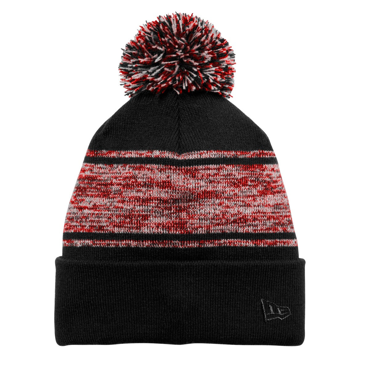 New Era Knit Chilled Custom Pom Beanie