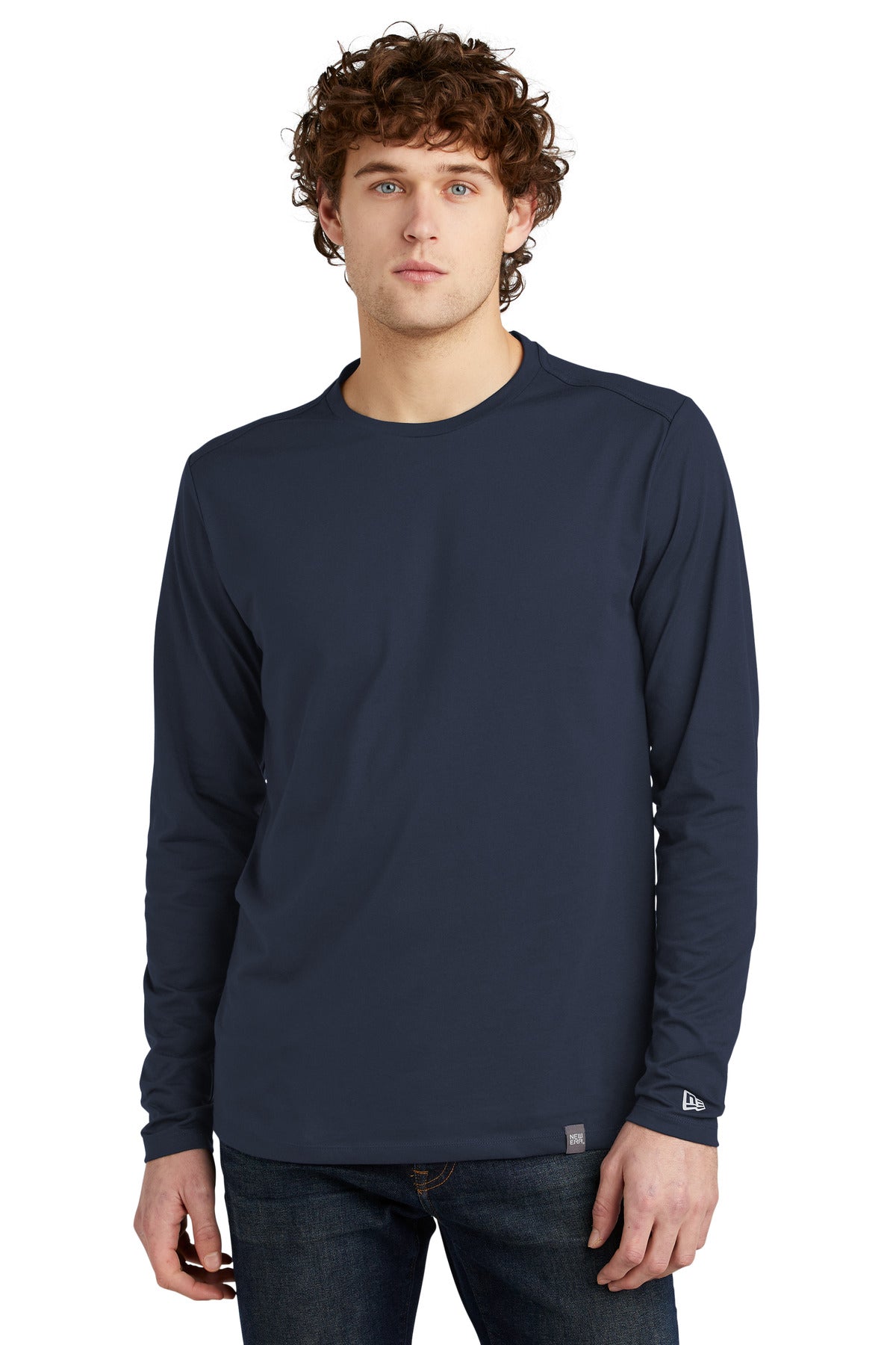 New Era Heritage Blend Long Sleeve Crew Tee
