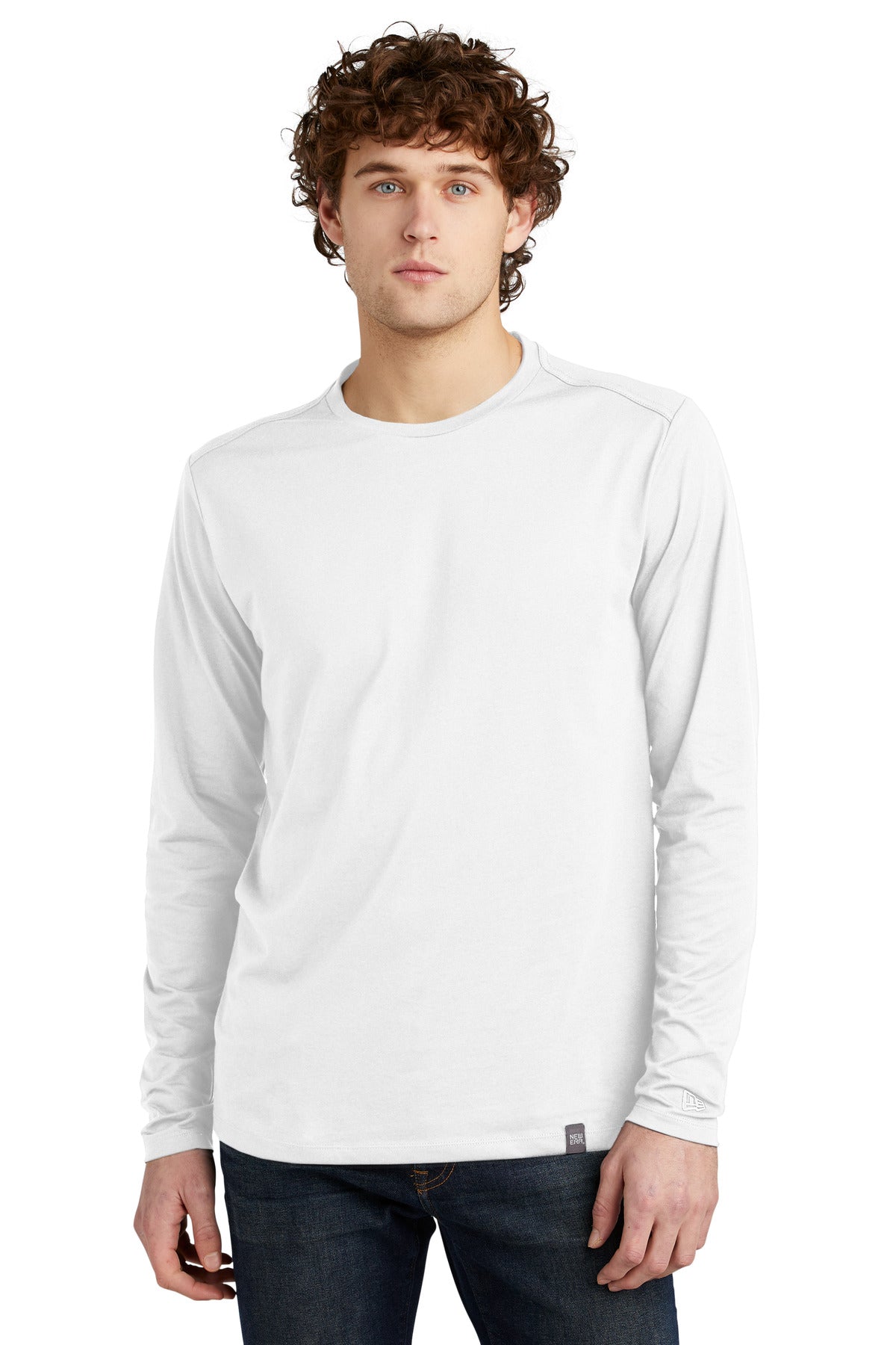 New Era Heritage Blend Long Sleeve Crew Tee