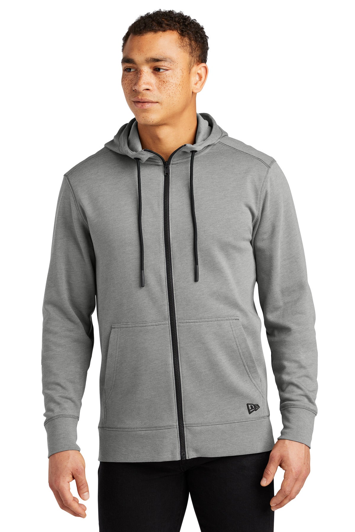 New Era Tri-Blend Fleece Full-Zip Hoodie