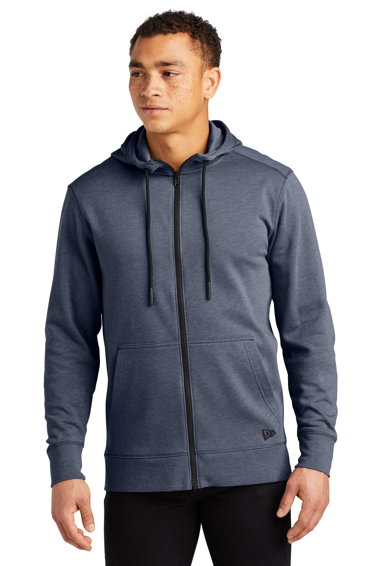 New Era Tri-Blend Fleece Full-Zip Hoodie