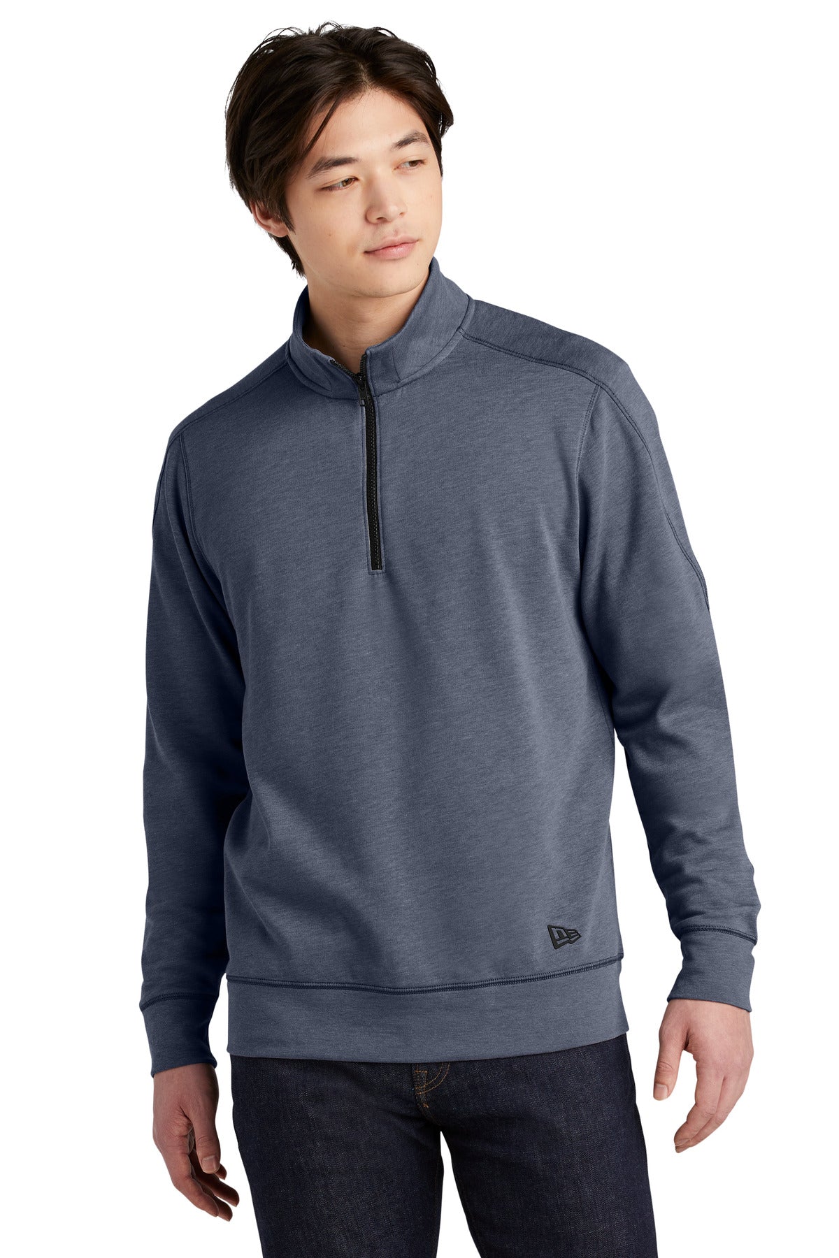 New Era  Tri-Blend Fleece 1/4-Zip Pullover